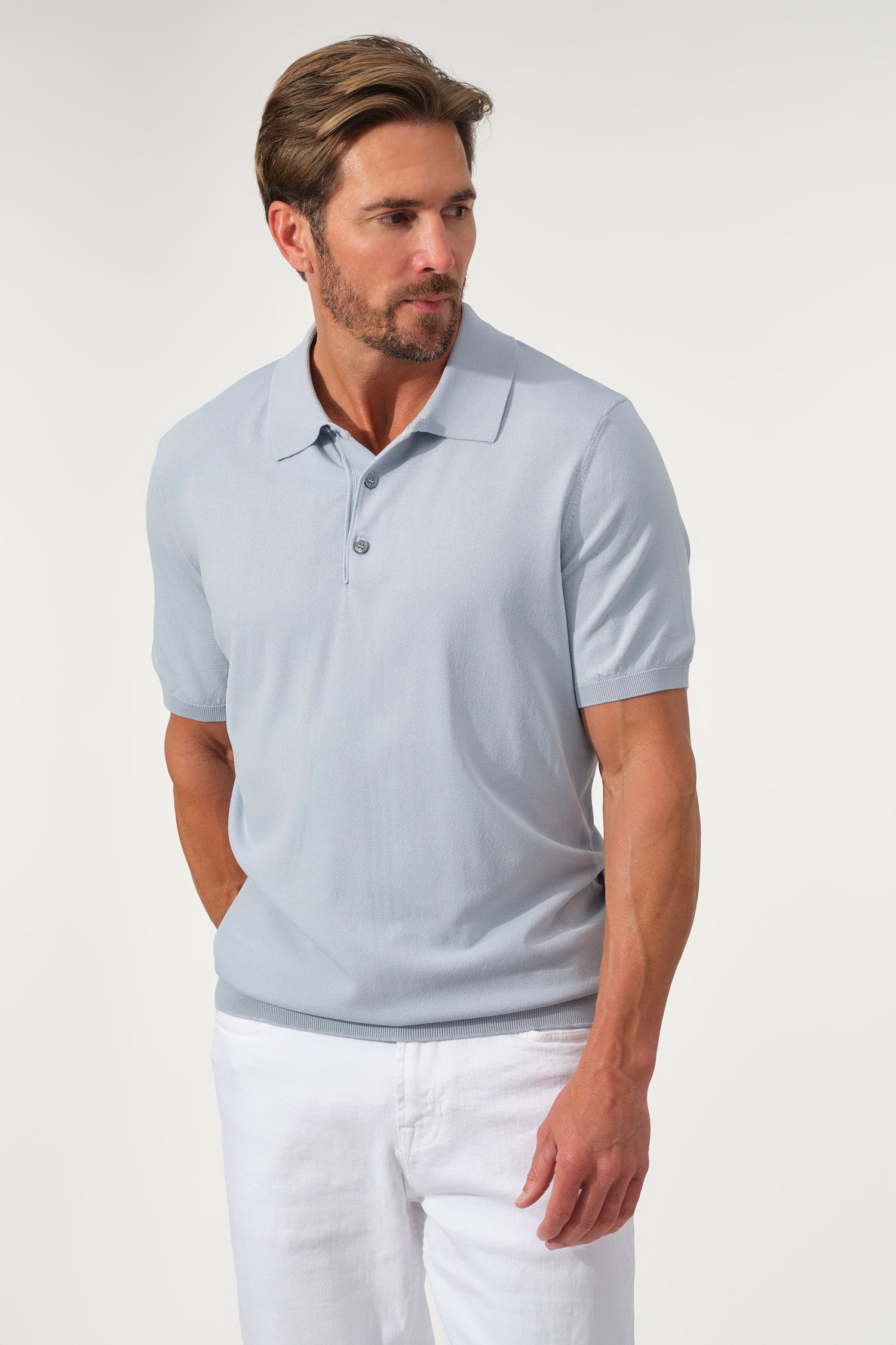 Winston Short Sleeve Polo Sweater
