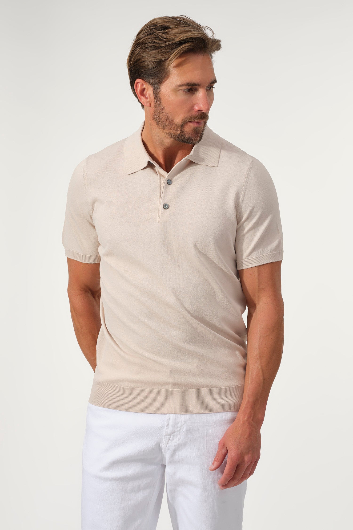 Winston Short Sleeve Polo Sweater