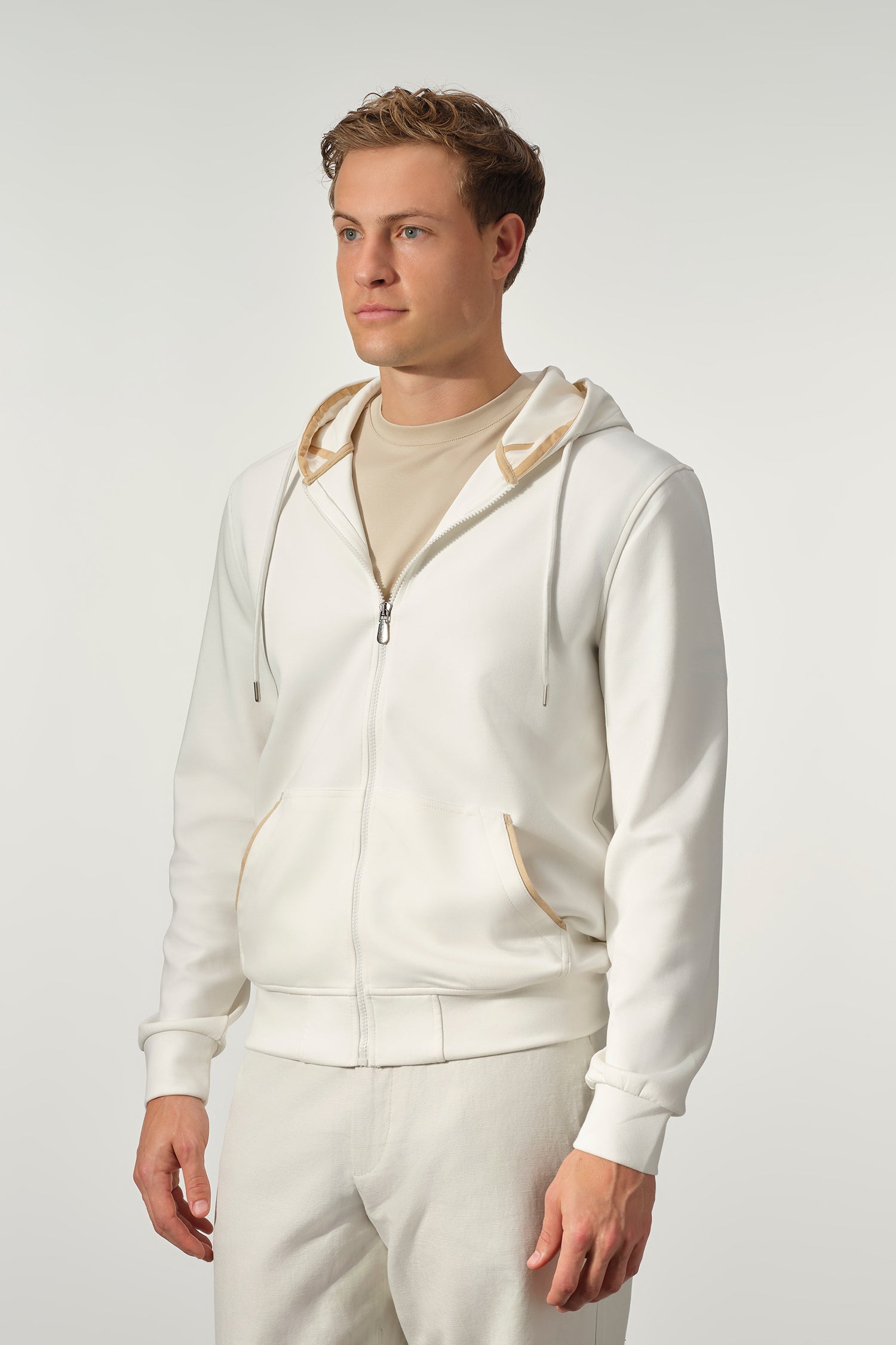 Essential Cotton Zip Hoodie