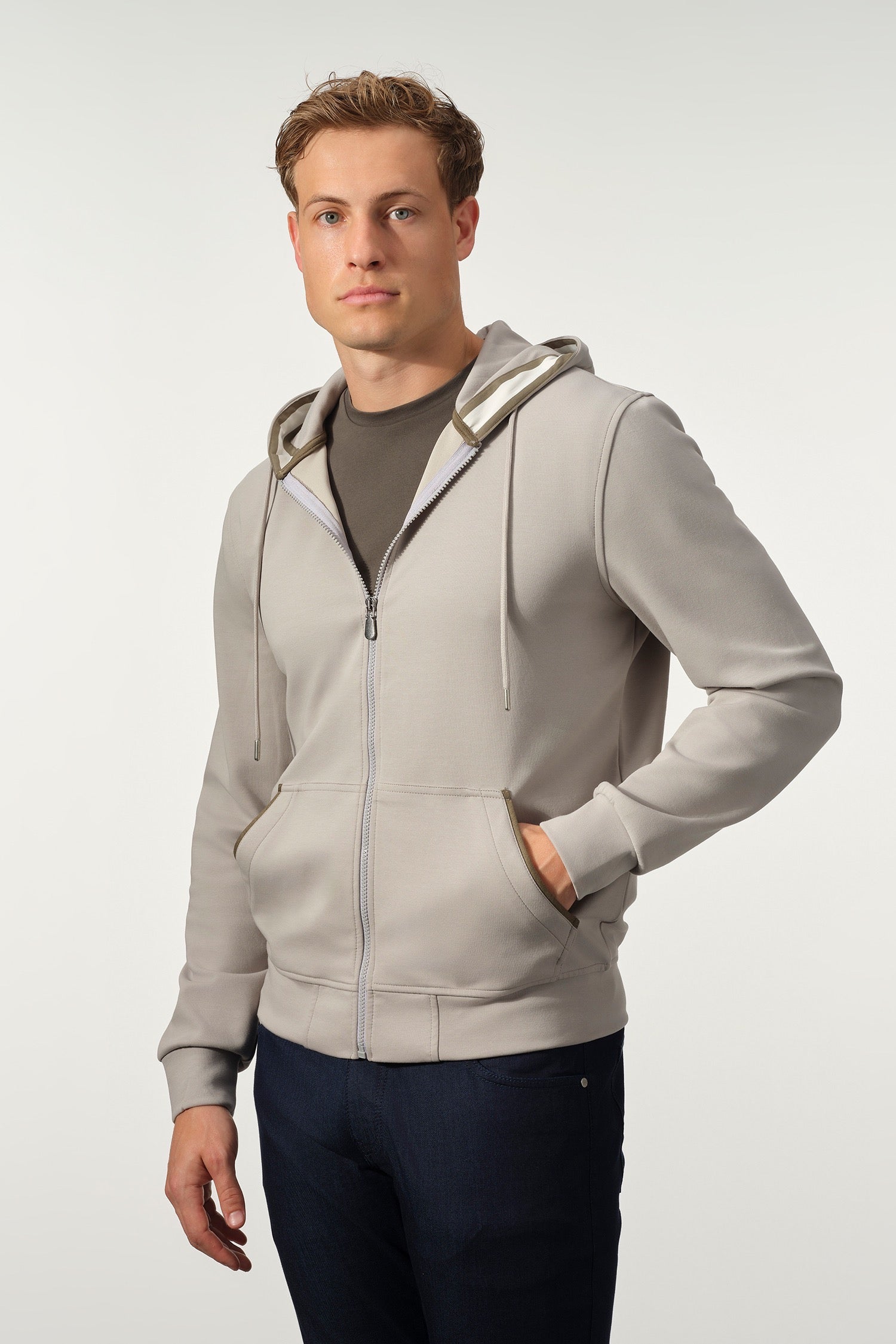 Essential Cotton Zip Hoodie