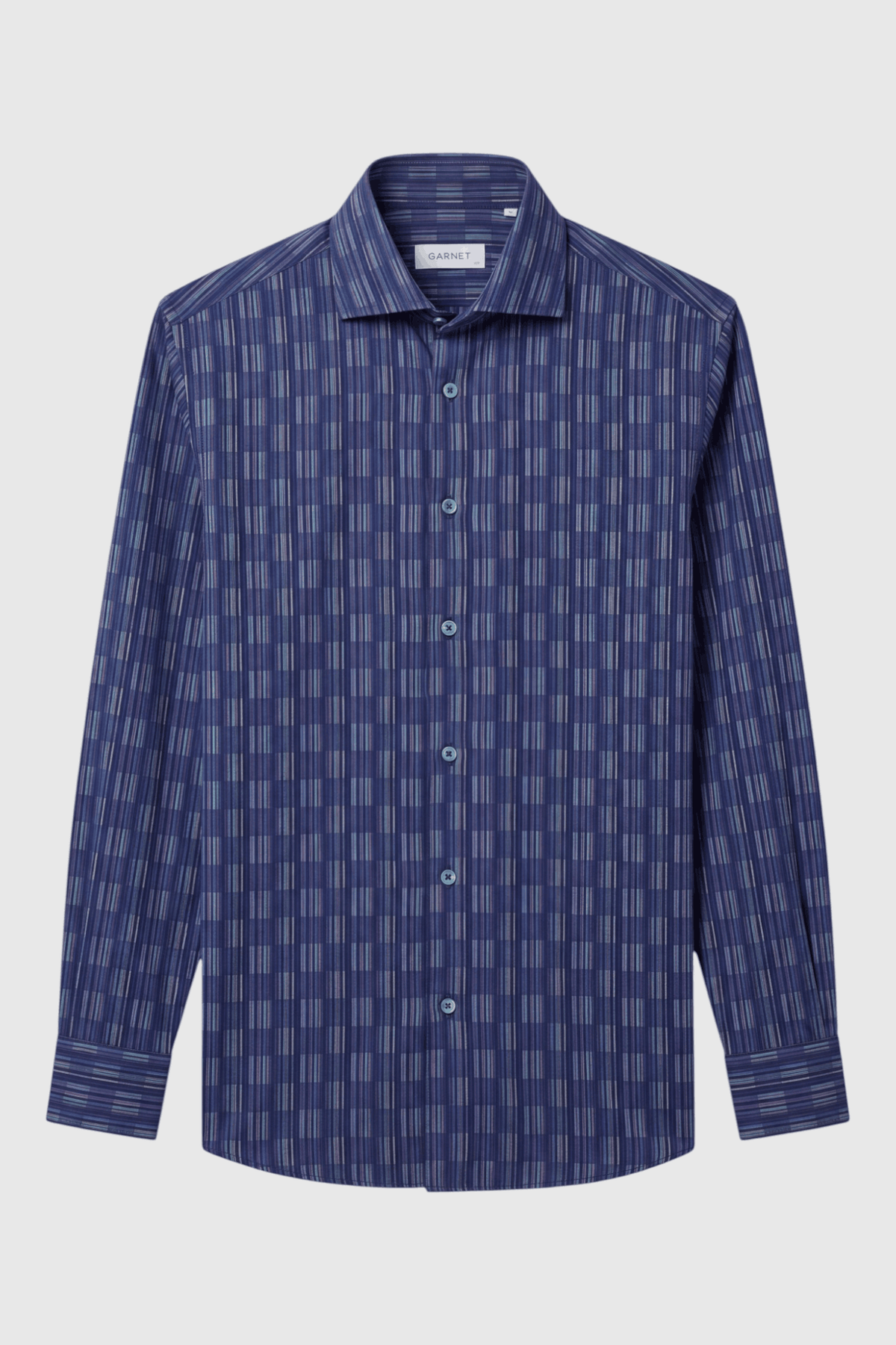 Silas Jacquard Solid Poplin Shirt