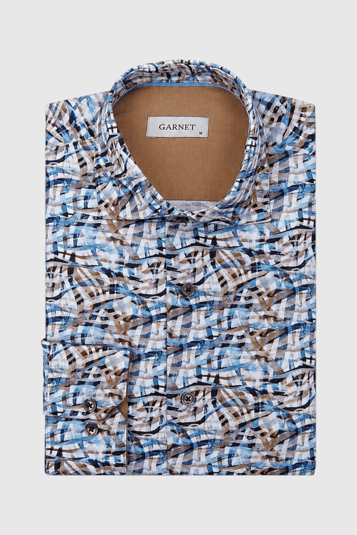 Griffin Abstract Multi-Print Shirt