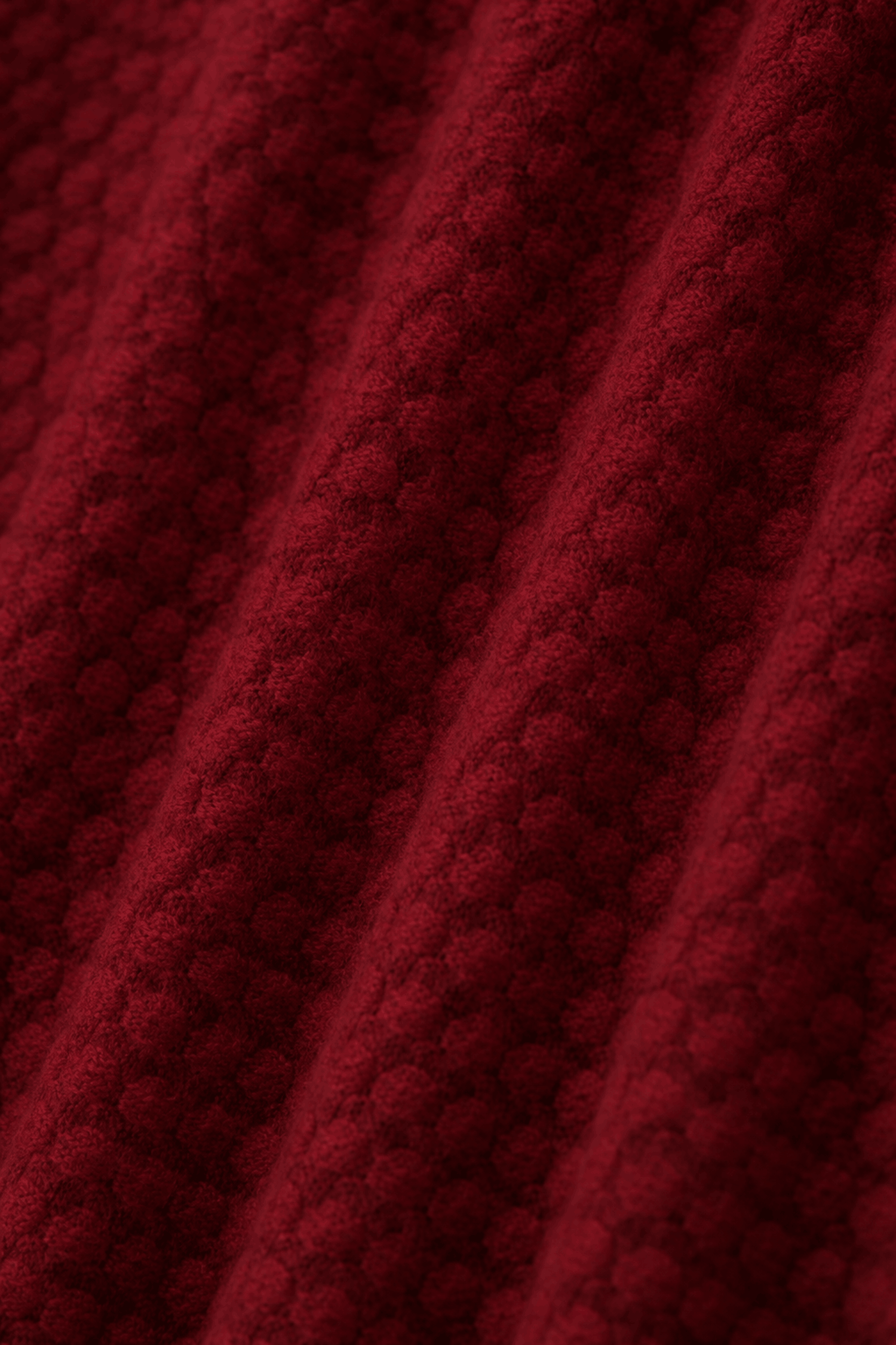 Vance Merino Mock Cable-Knit Turtleneck Sweater