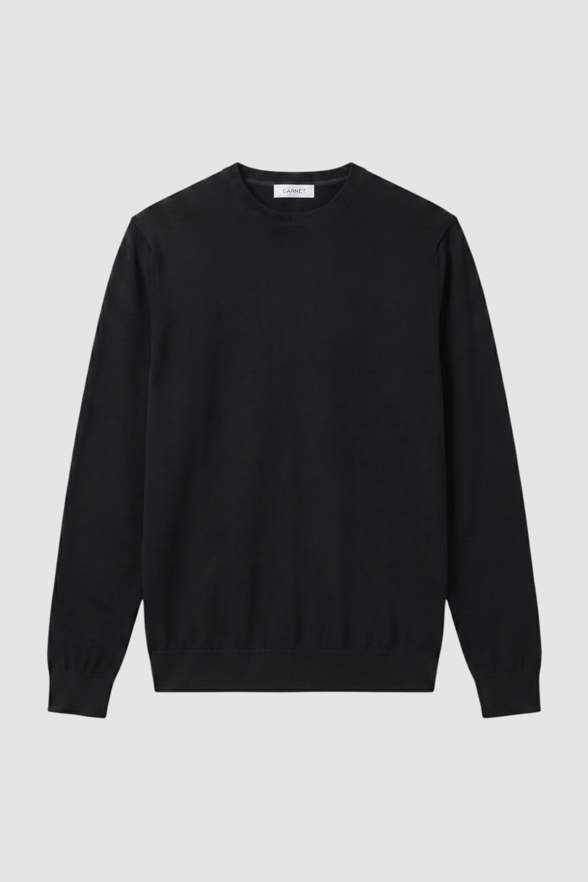 Barnaby Merino Textured Crewneck Sweater