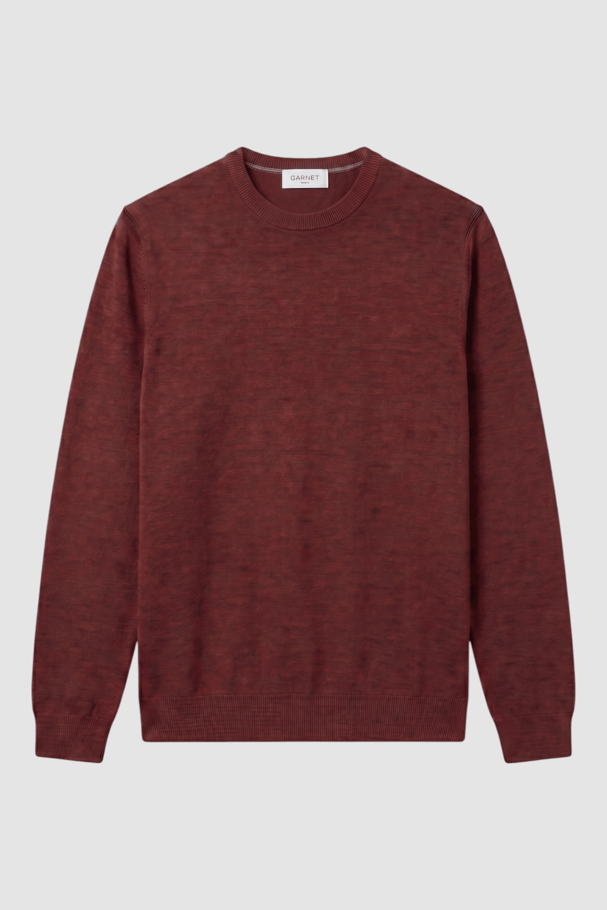 Barnaby Merino Textured Crewneck Sweater