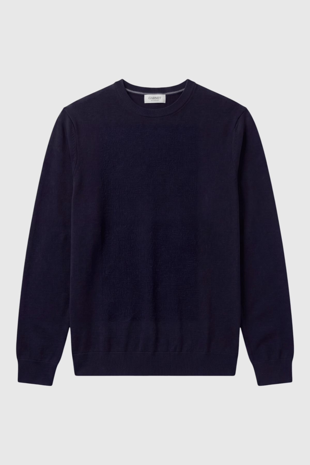 Barnaby Merino Textured Crewneck Sweater