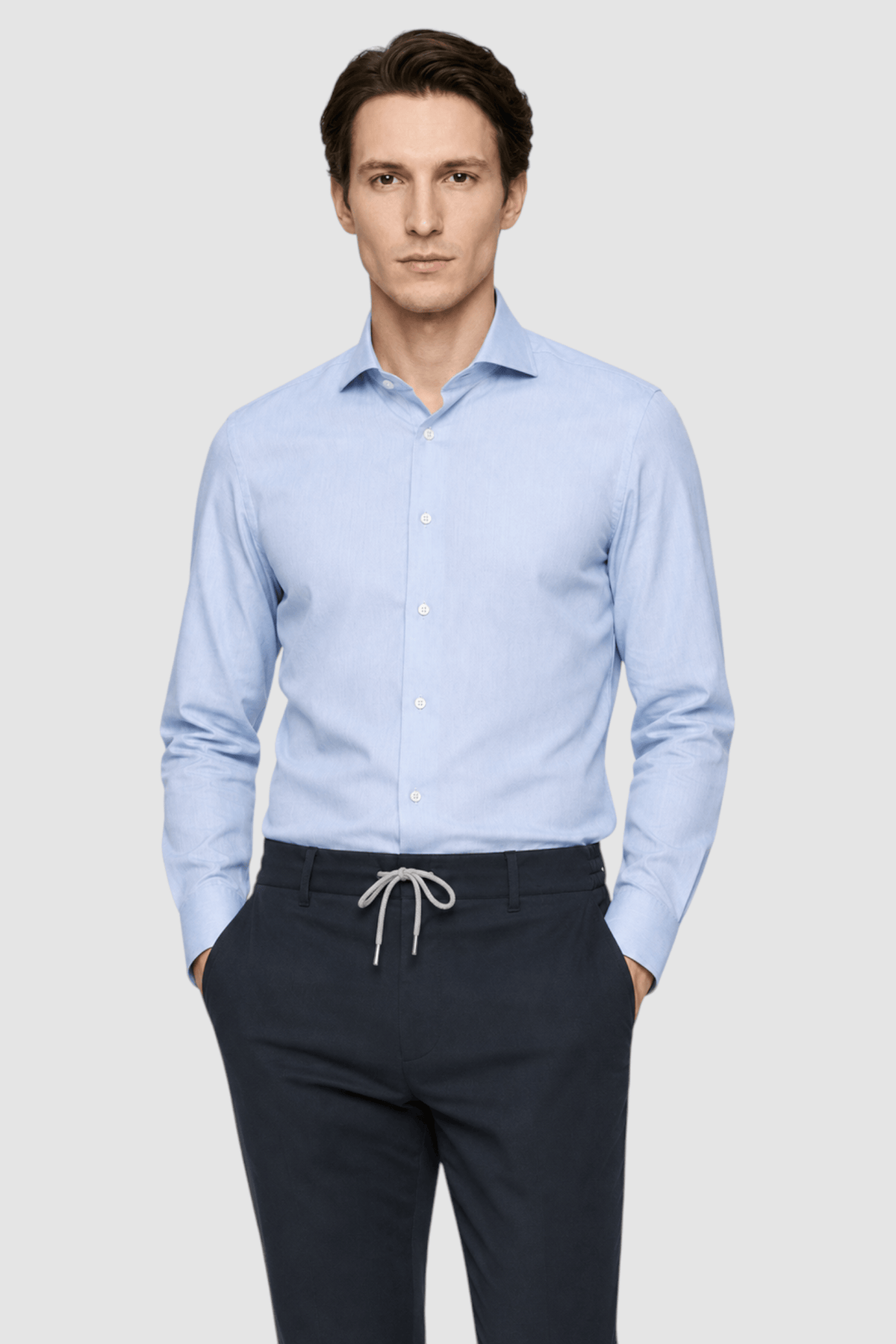 Graham Cashmere-Blend Button-Down Shirt