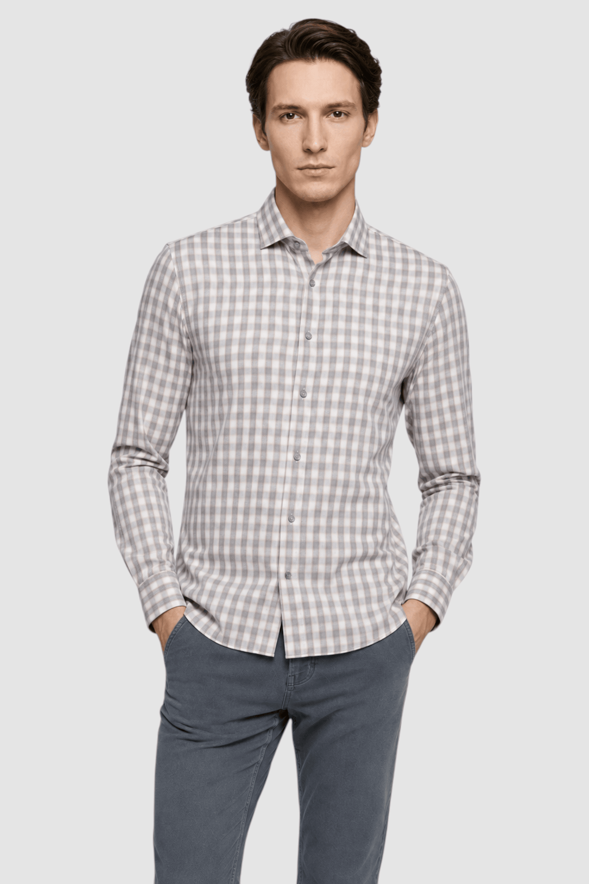 Dylan Melange Gingham Check Shirt