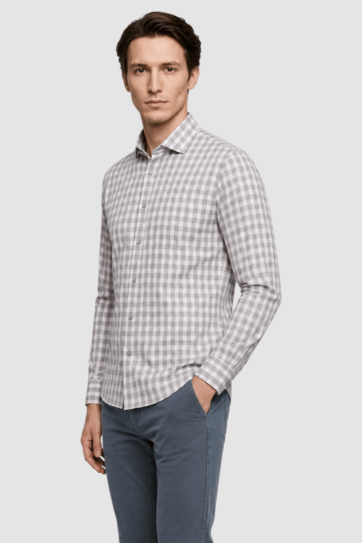 Dylan Melange Gingham Check Shirt