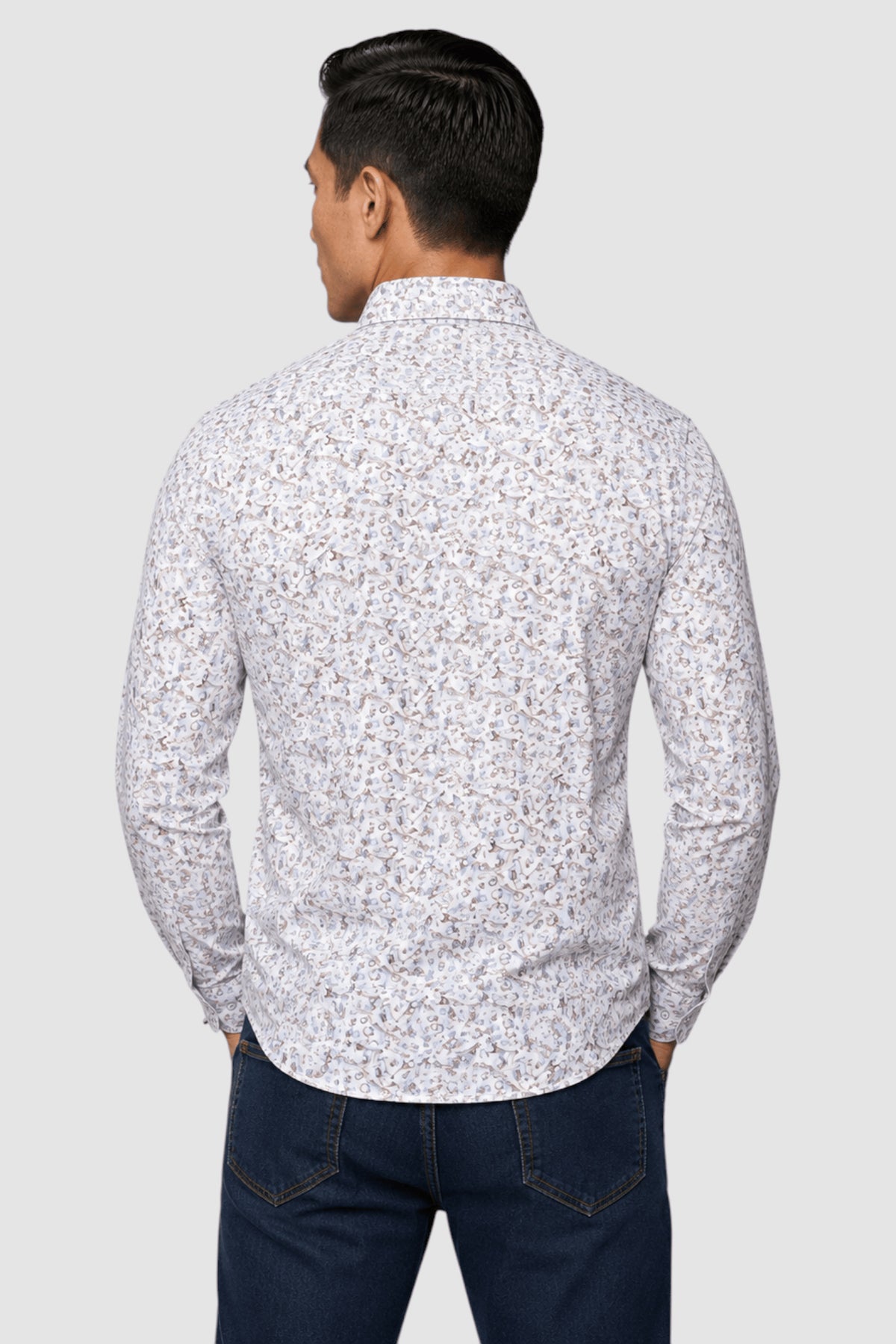 Harvey Geometric Print Shirt