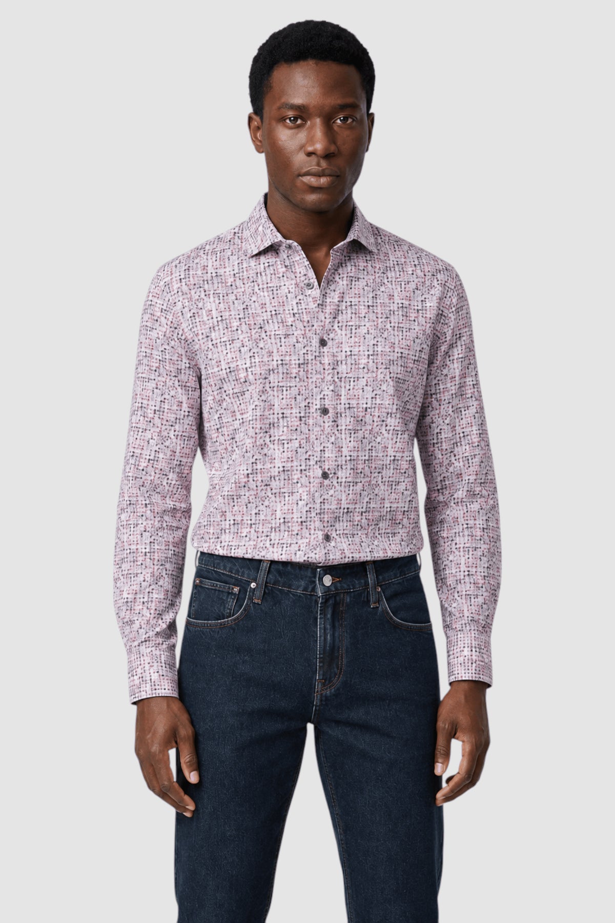 Simon Tonal Paisley Print Shirt