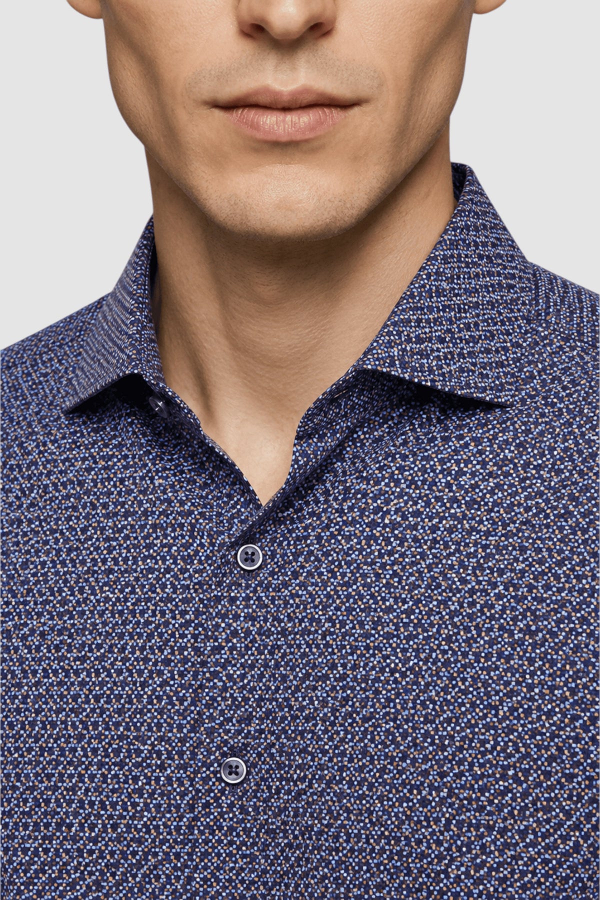 Milo Pin-Dot Print Shirt