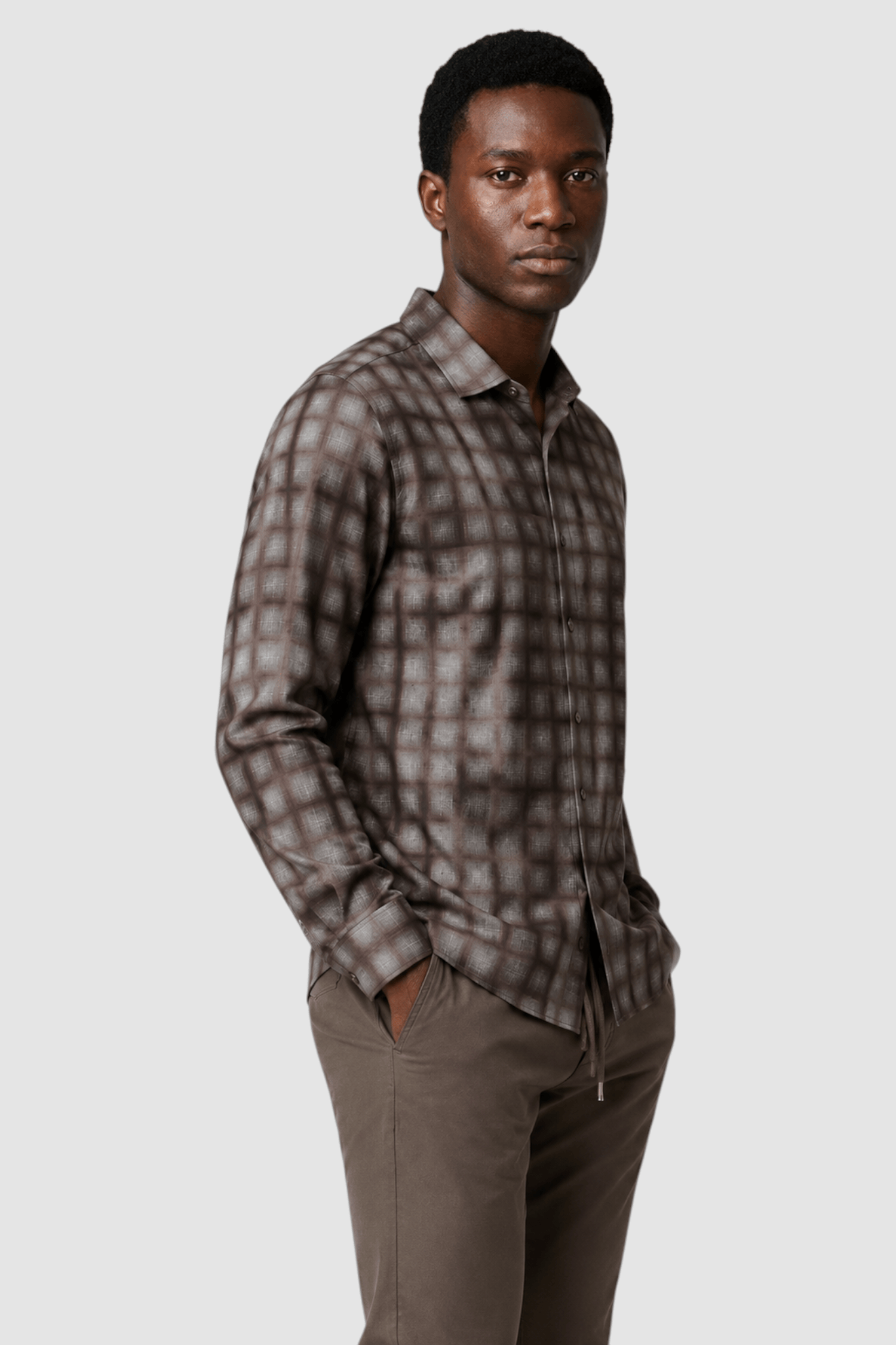 Rhys Ombre Plaid Shirt