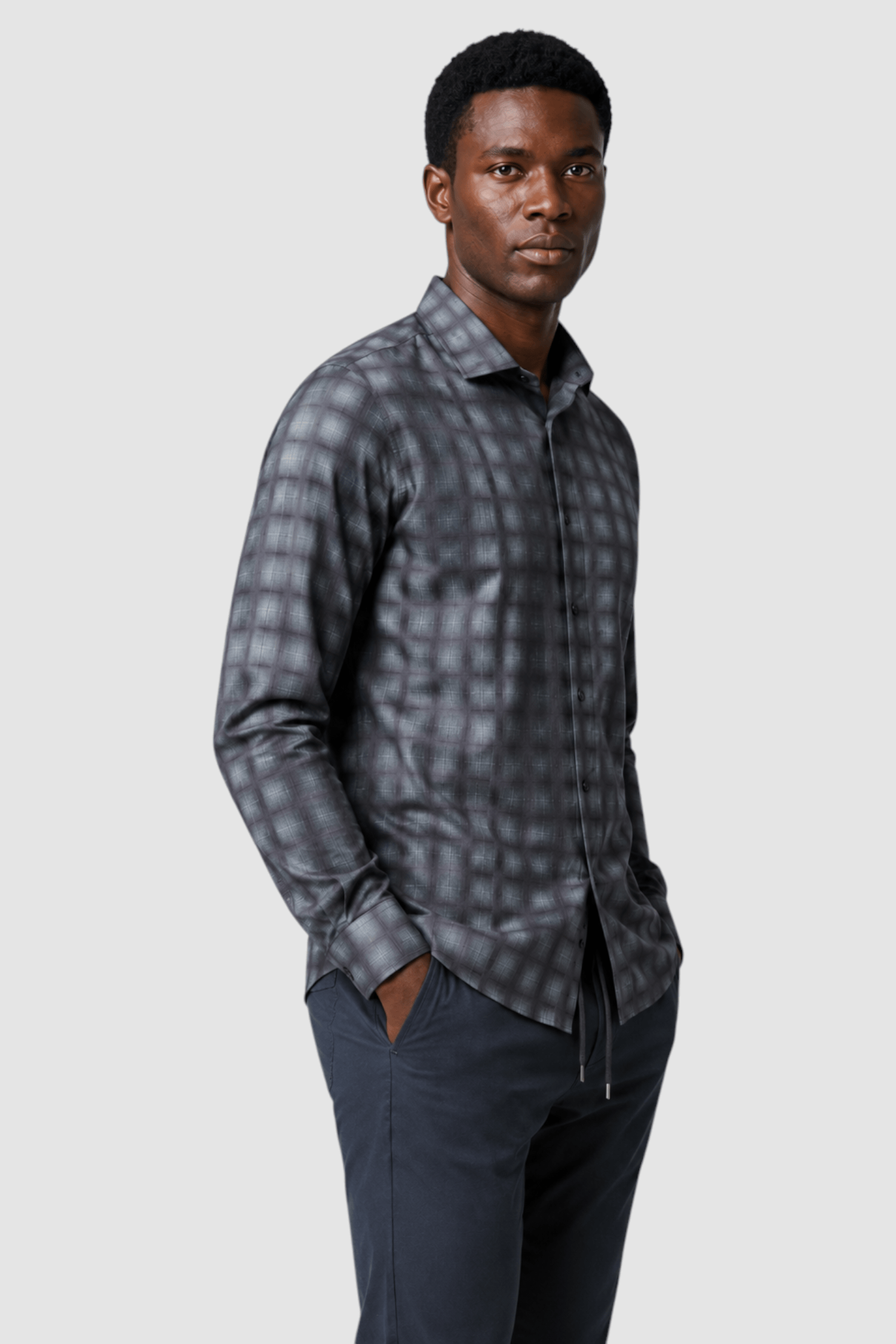 Rhys Ombre Plaid Shirt