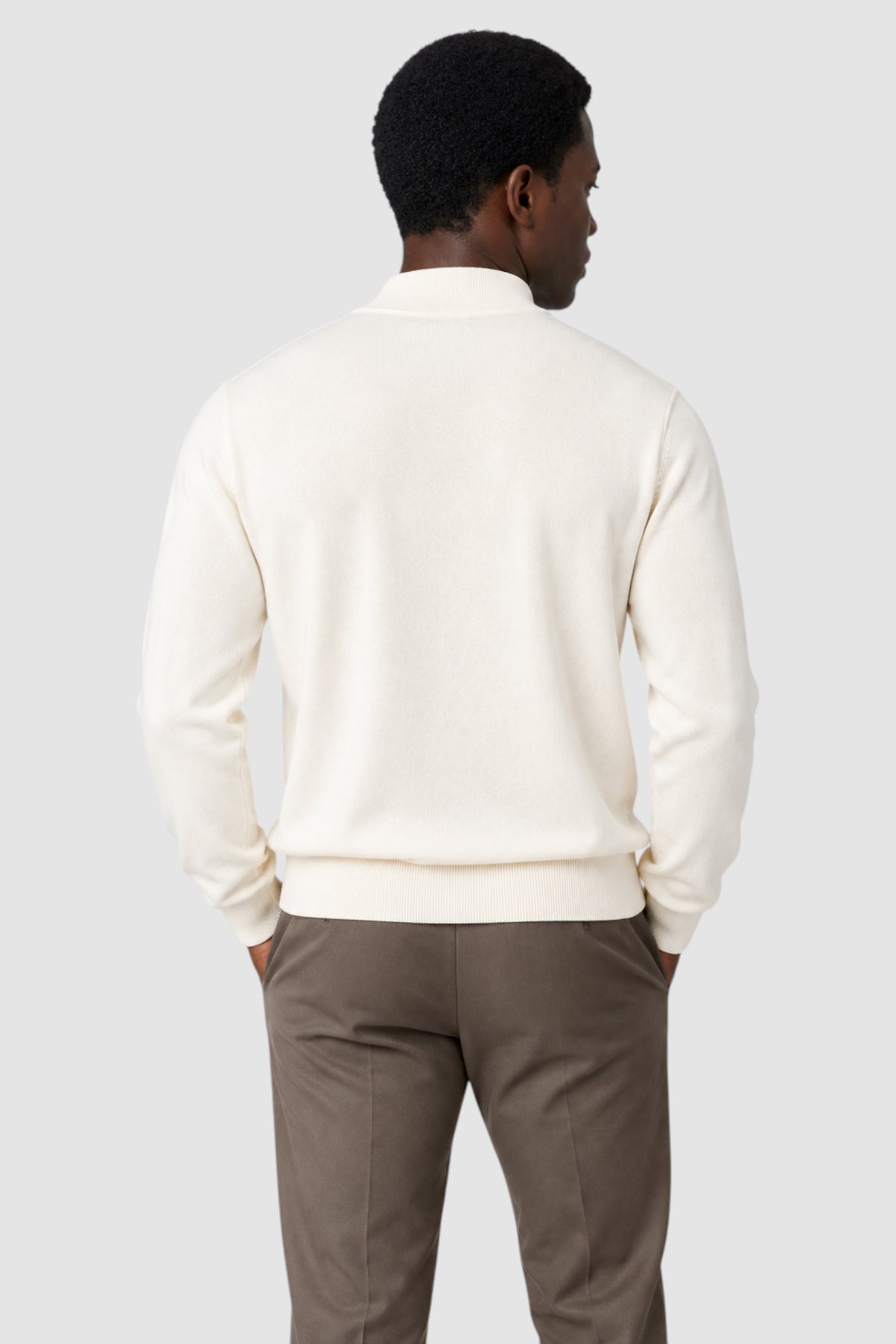 Merino Wool Solid Turtle Neck Sweater