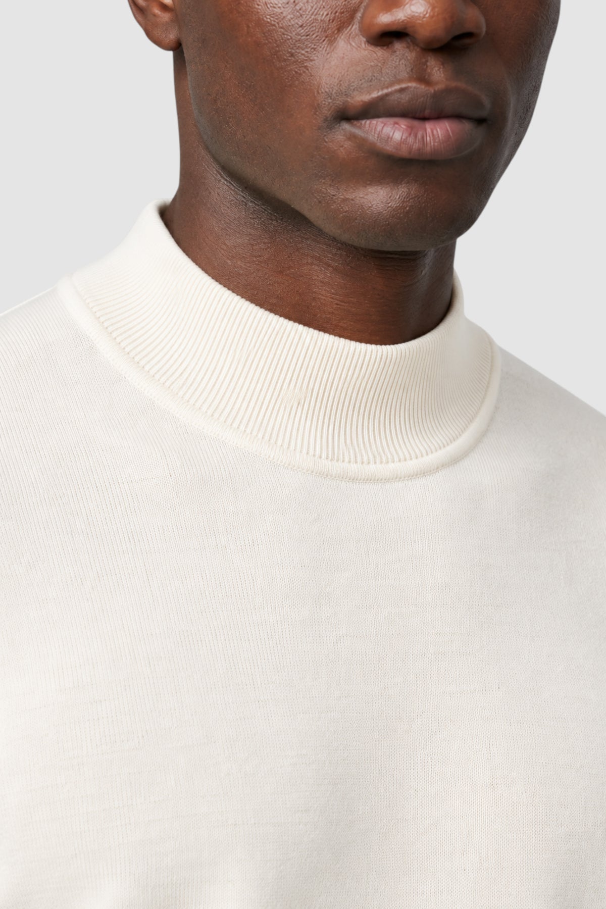 Merino Wool Solid Turtle Neck Sweater