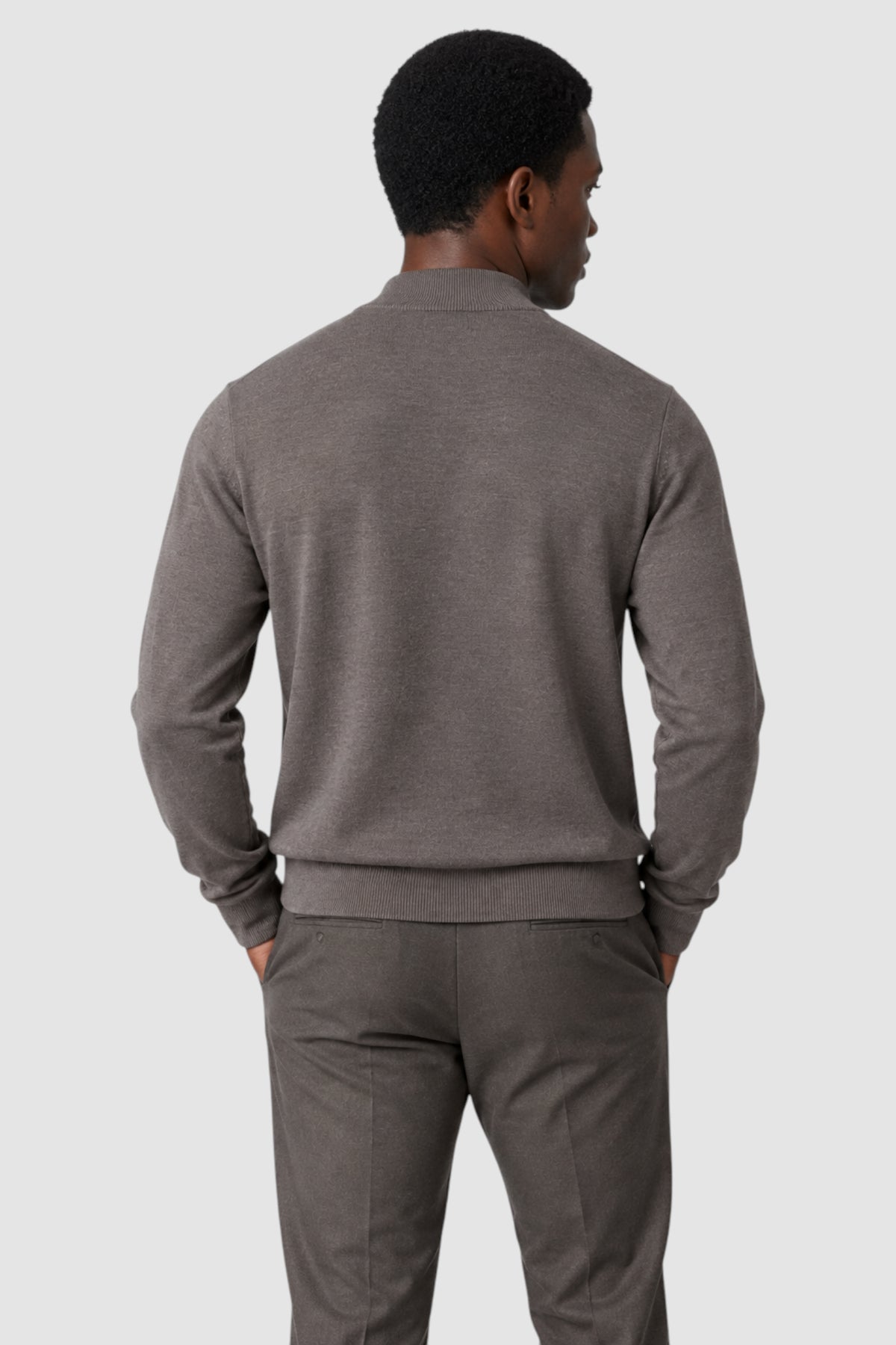 Merino Wool Solid Turtle Neck Sweater