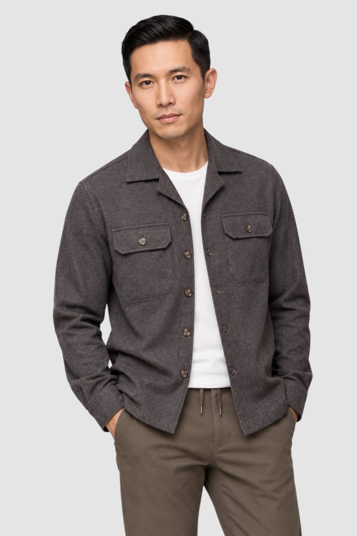 Underwood Knit Utility Shirt Jacket