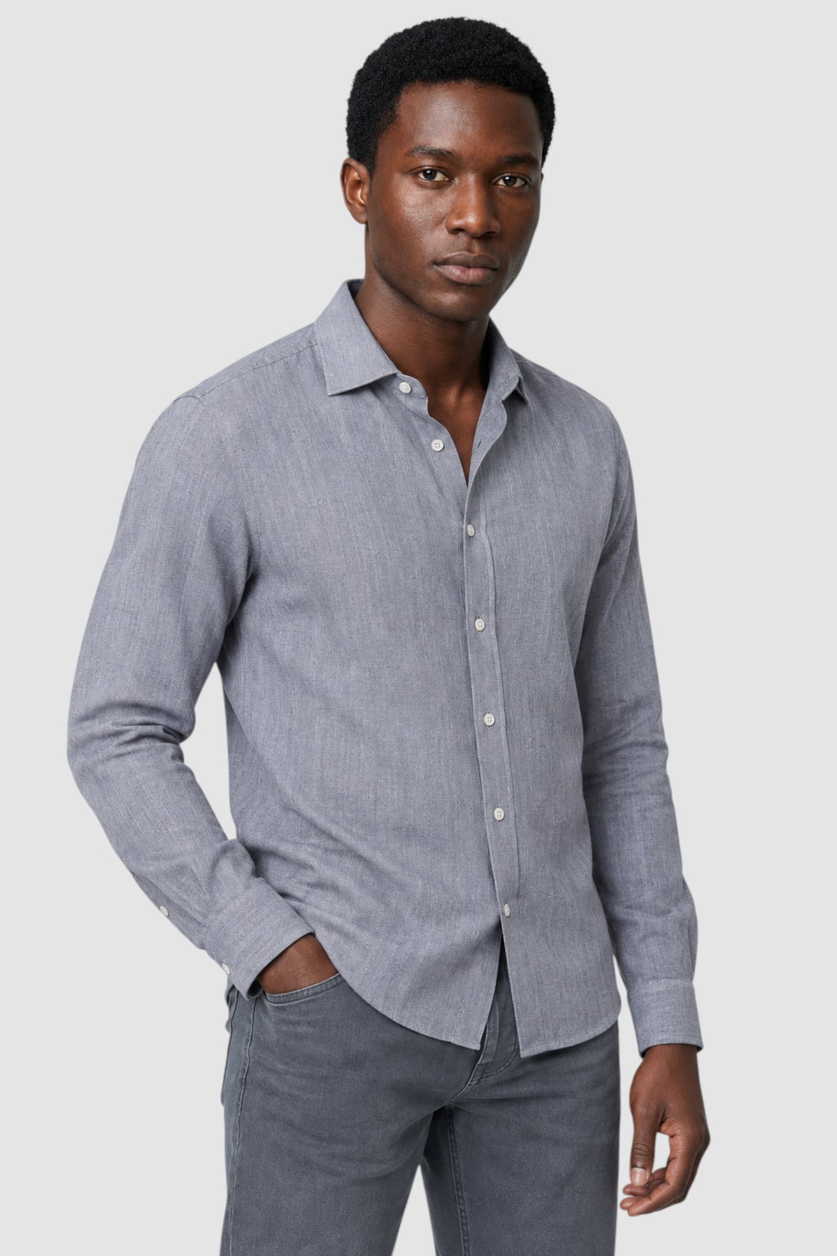 Graham Cashmere-Blend Button-Down Shirt