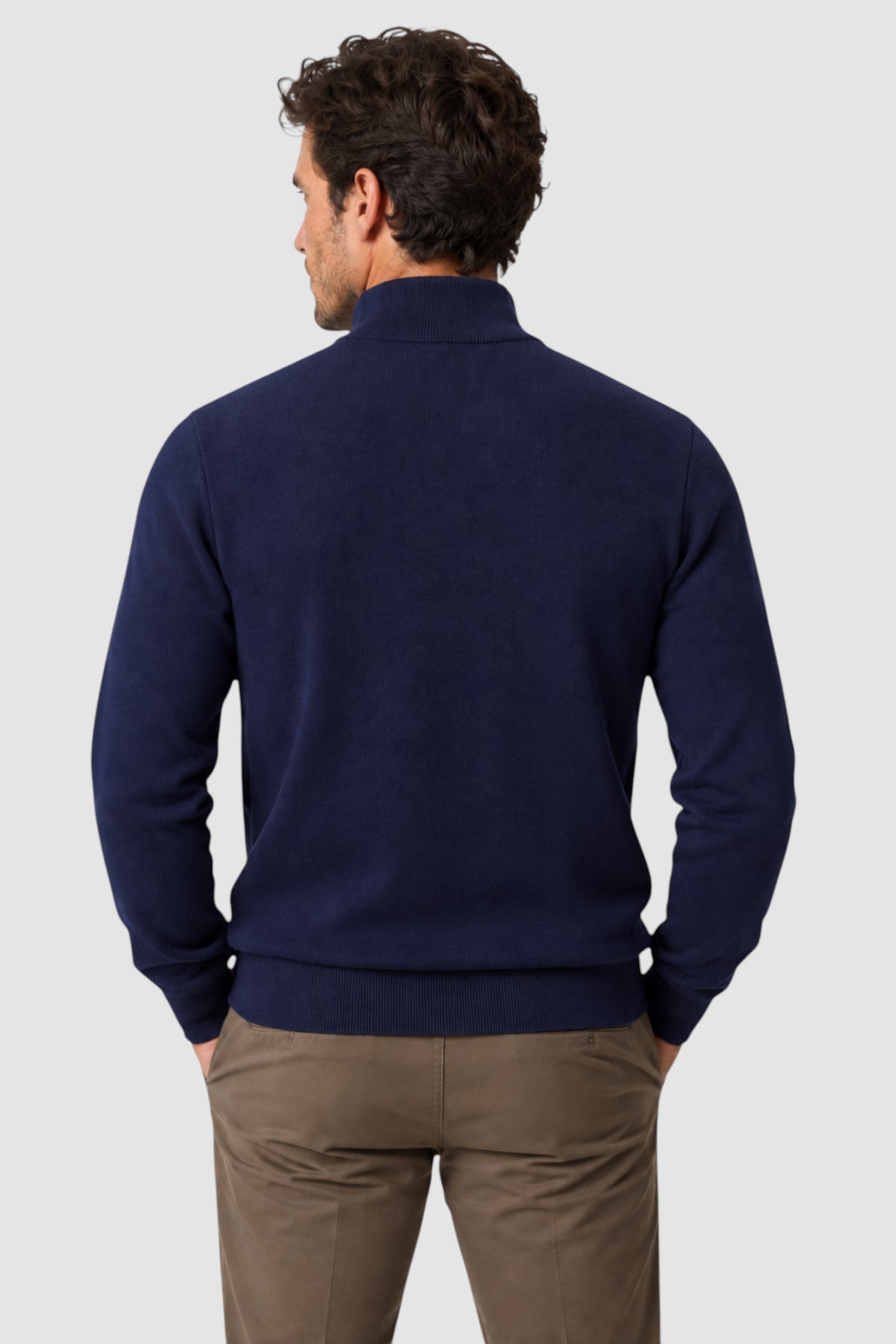 Ulysses Zip Mock Neck Sweater