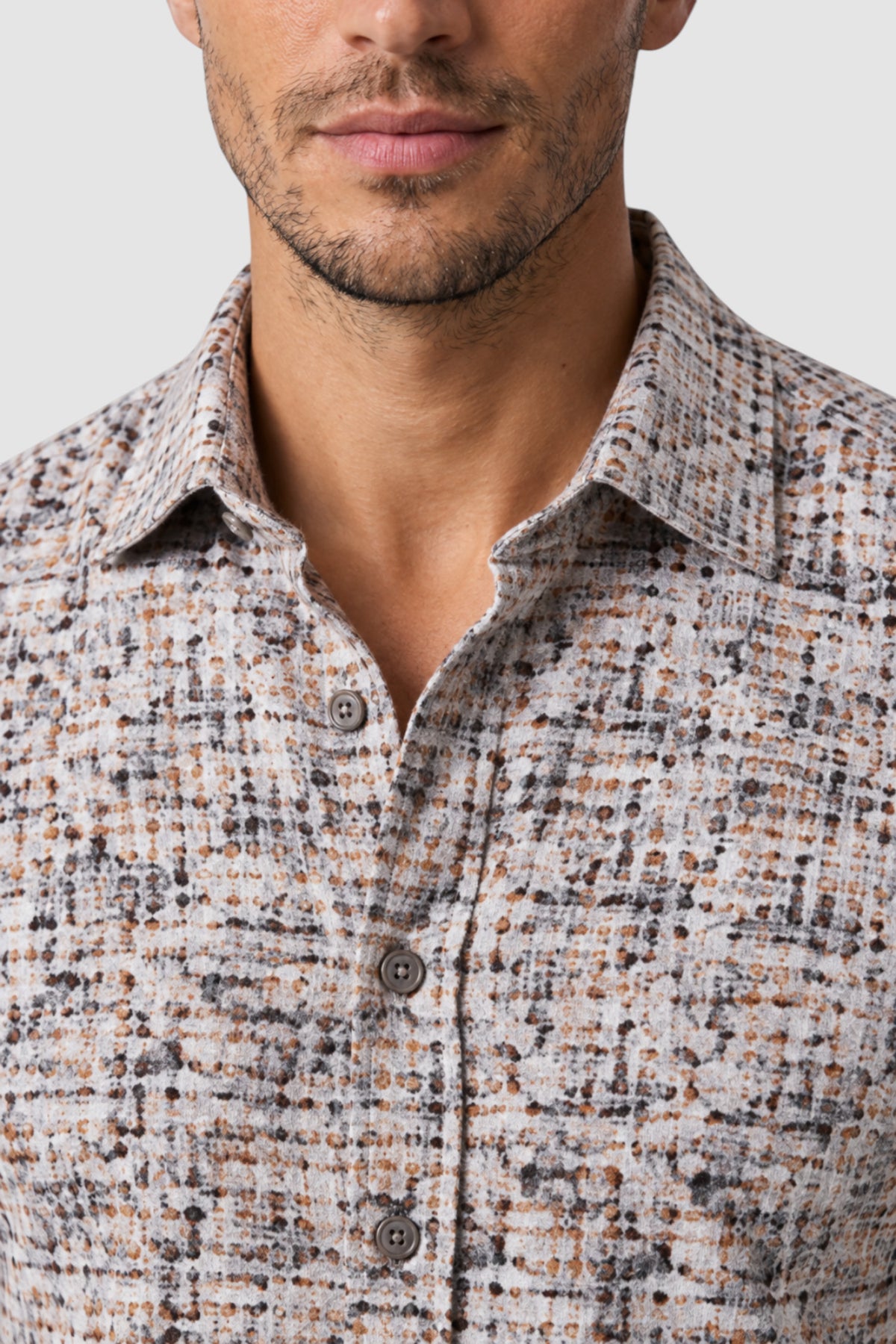 Simon Tonal Paisley Print Shirt
