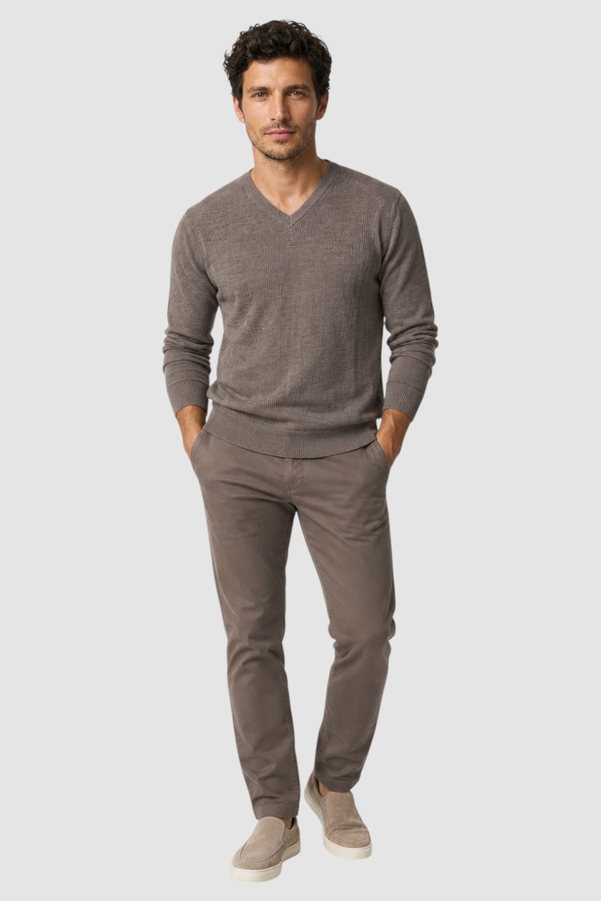 Everett Fine-Knit Crewneck Sweater