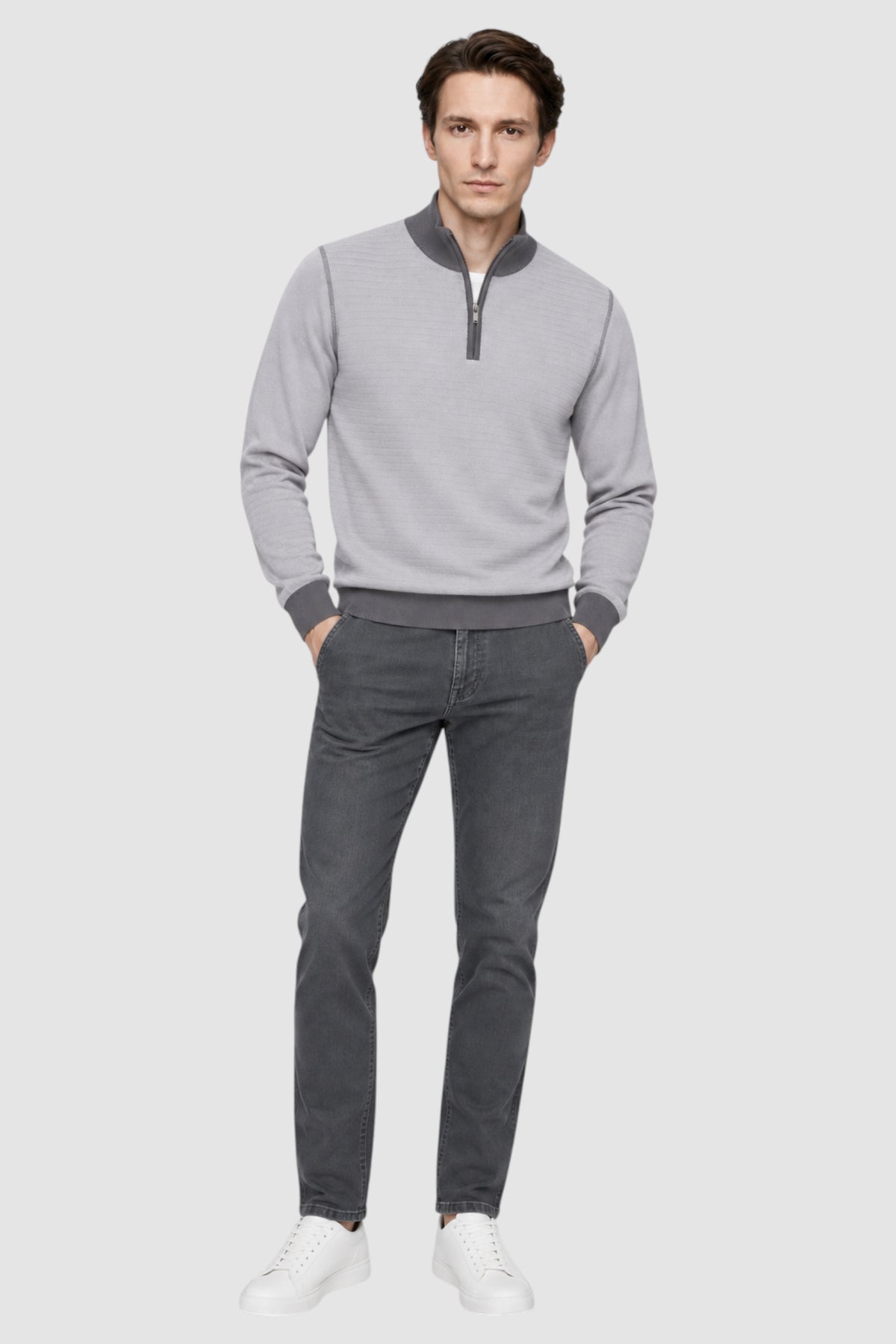 Verona Textured Half-Zip