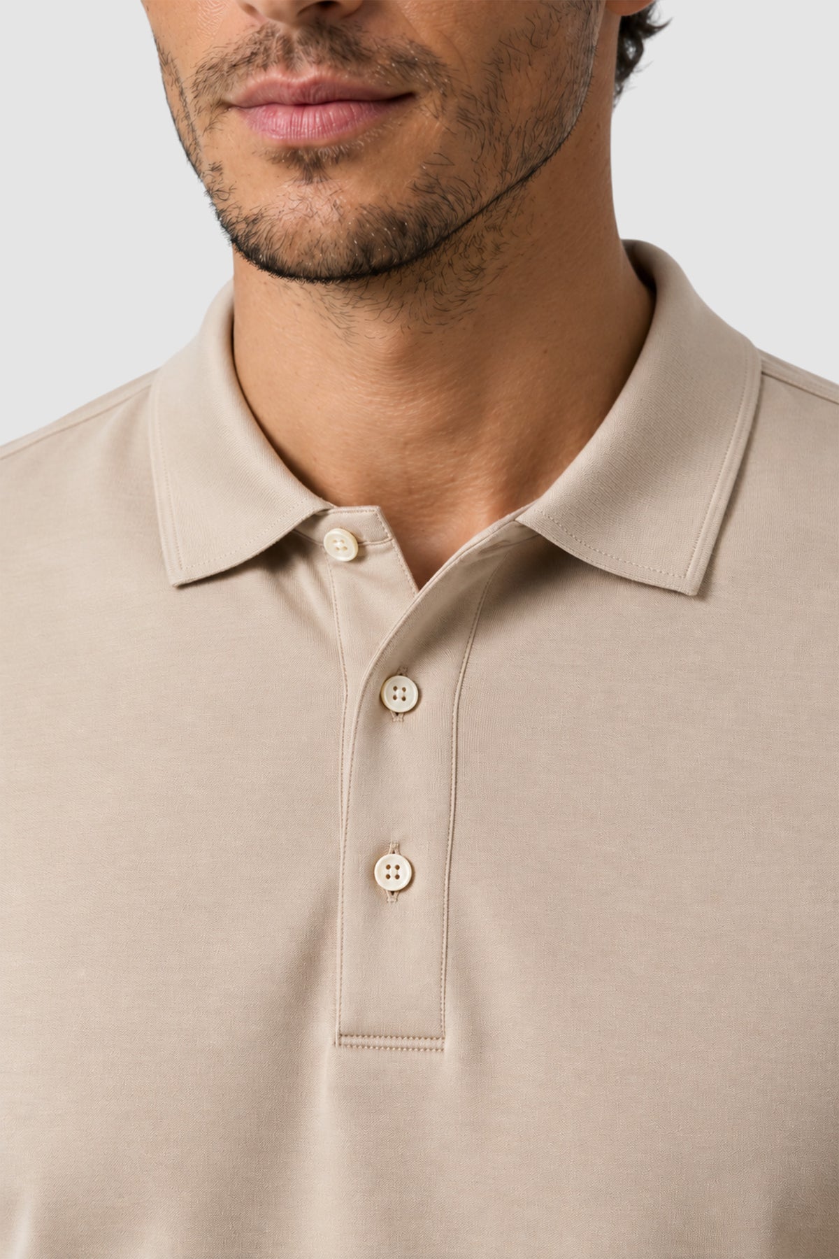 SetaTouch Essential Cotton Long Sleeve Polo