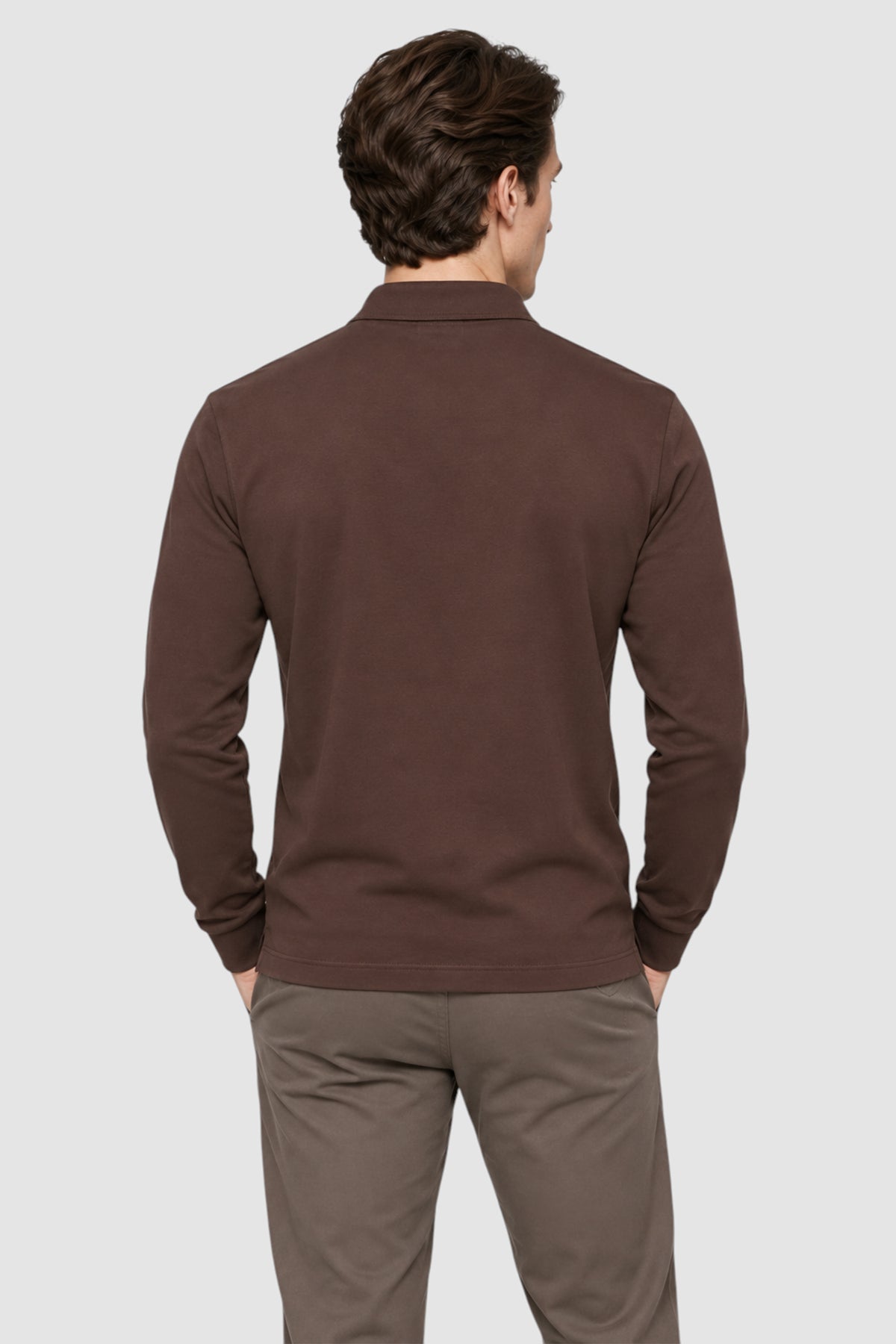 SetaTouch Essential Cotton Long Sleeve Polo