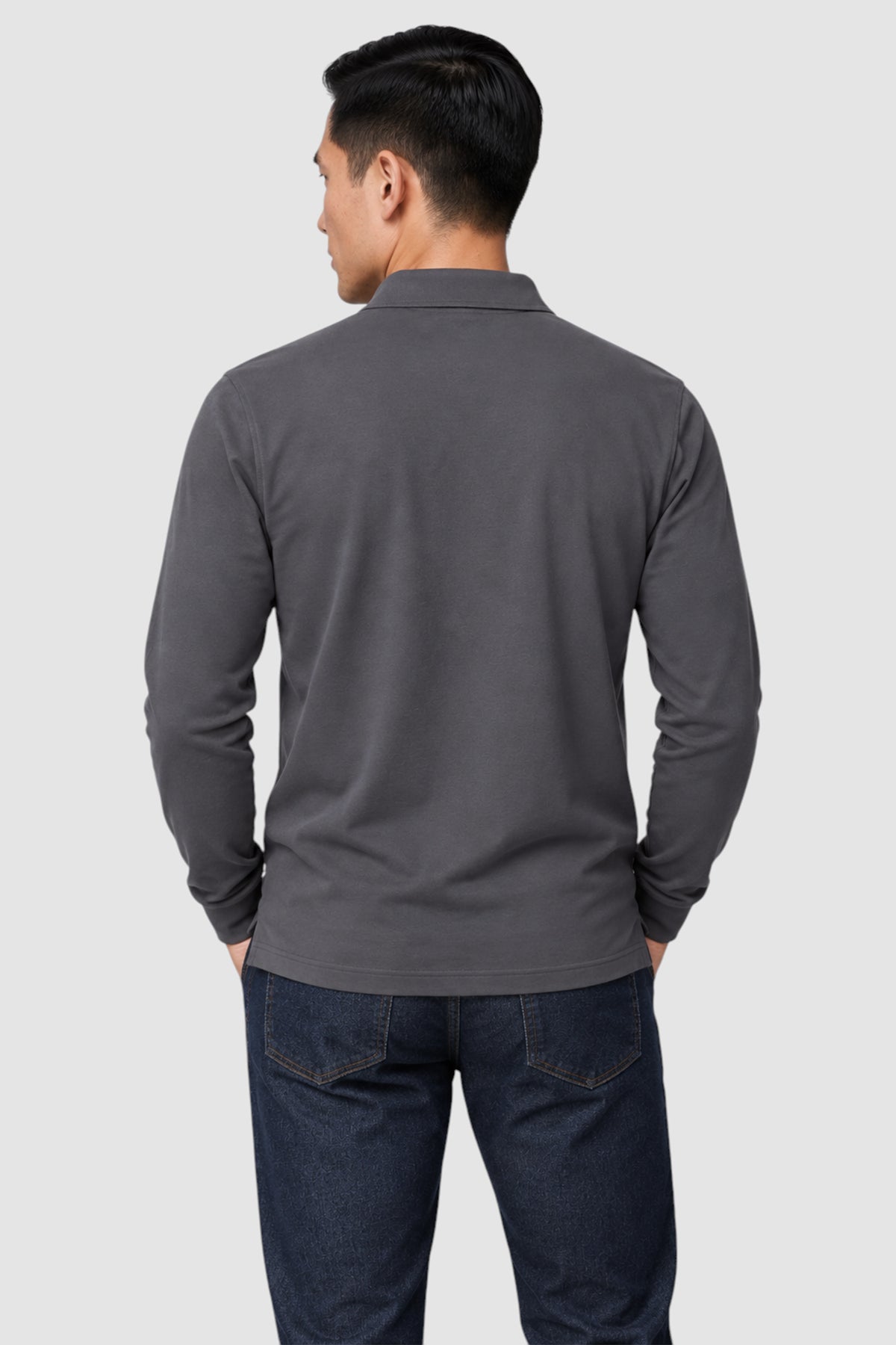SetaTouch Essential Cotton Long Sleeve Polo