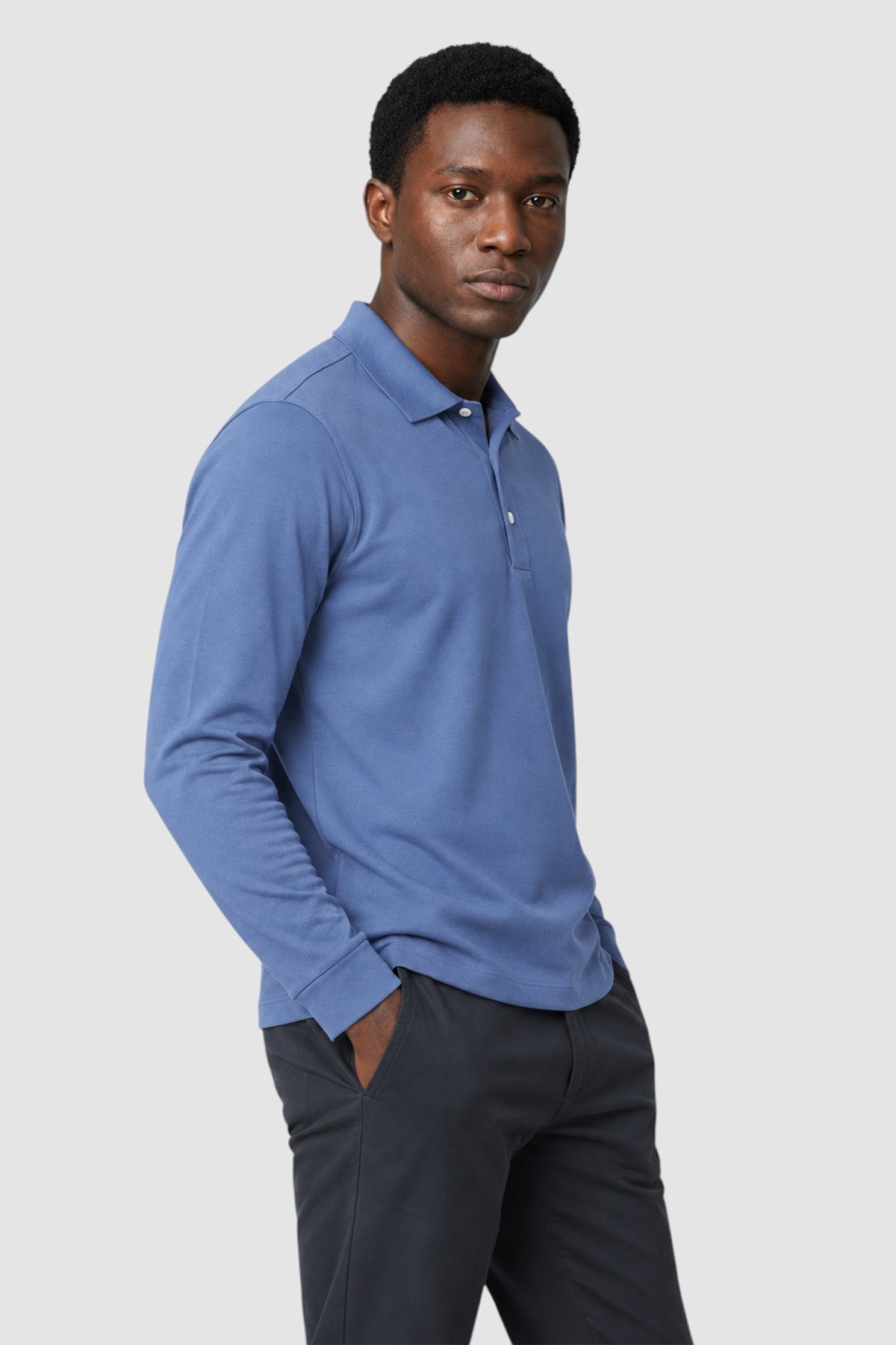SetaTouch Essential Cotton Long Sleeve Polo