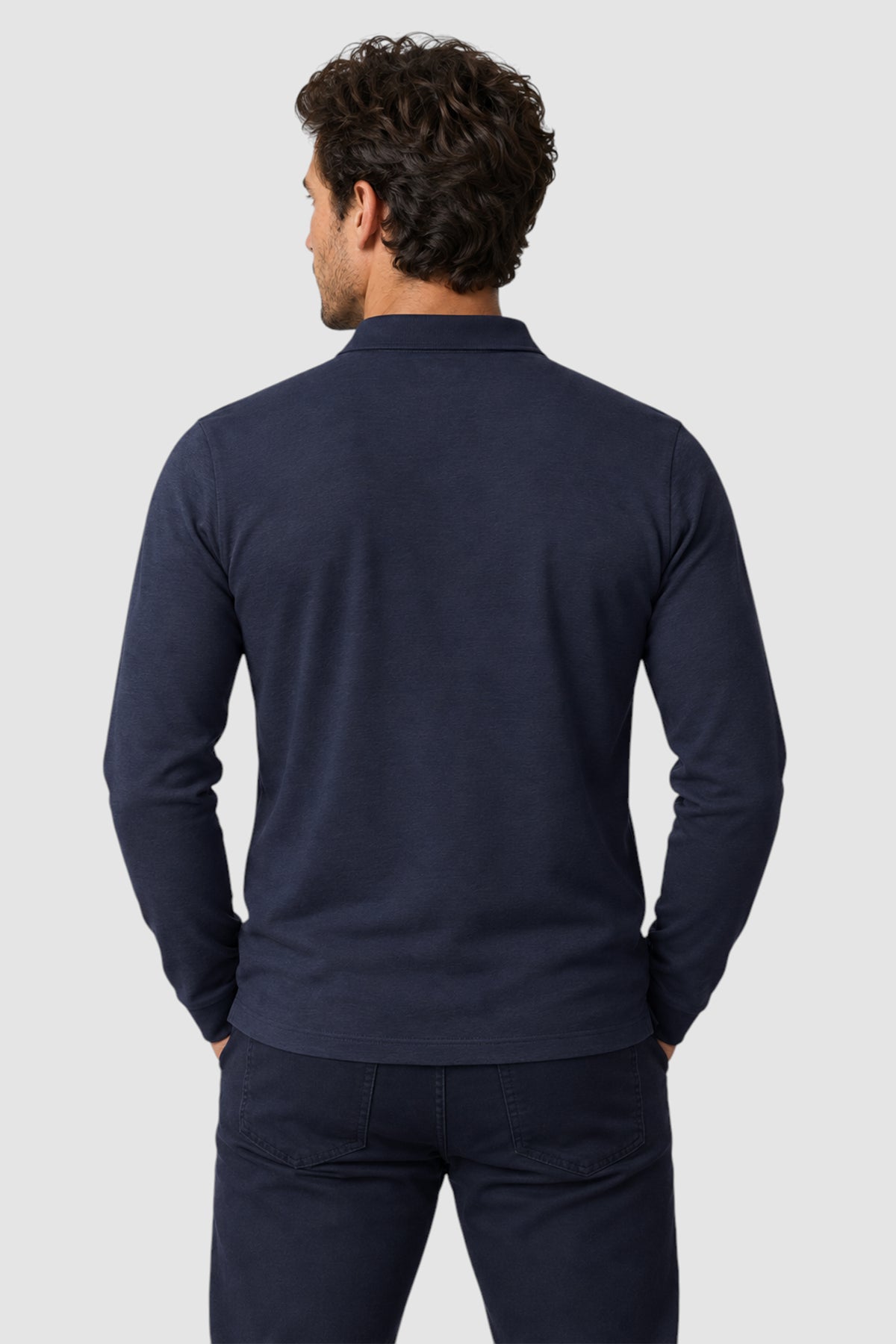 SetaTouch Essential Cotton Long Sleeve Polo