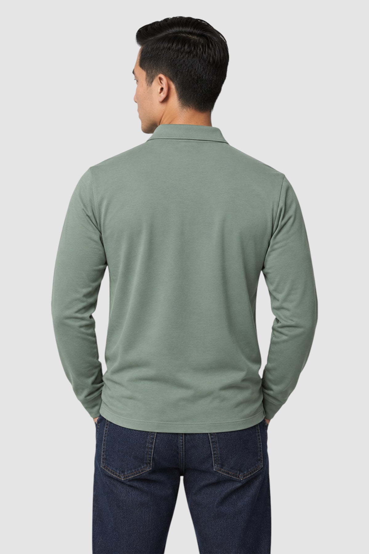 SetaTouch Essential Cotton Long Sleeve Polo