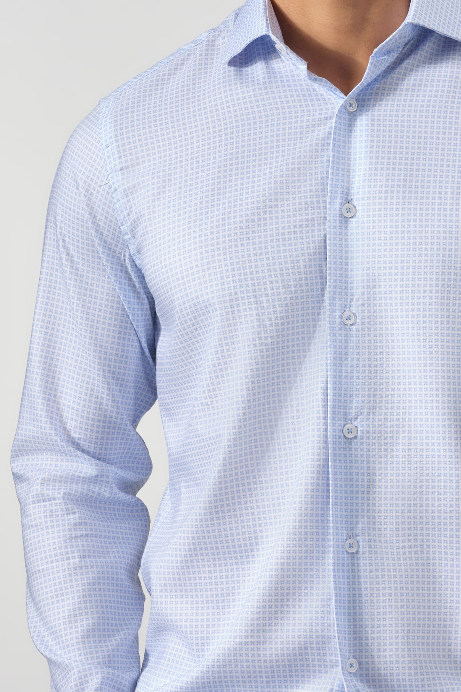 Velluto Micro-Pattern Lyocell Shirt