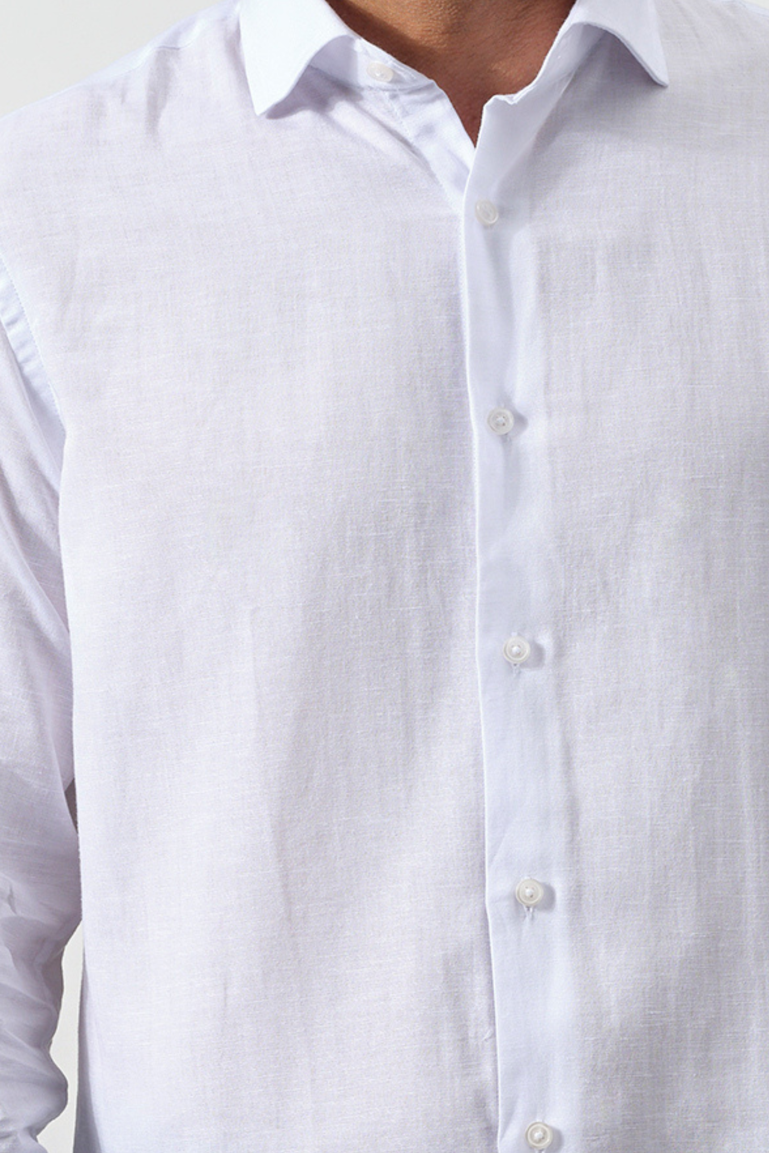 Tencel Linen Long Sleeve Solid Shirts
