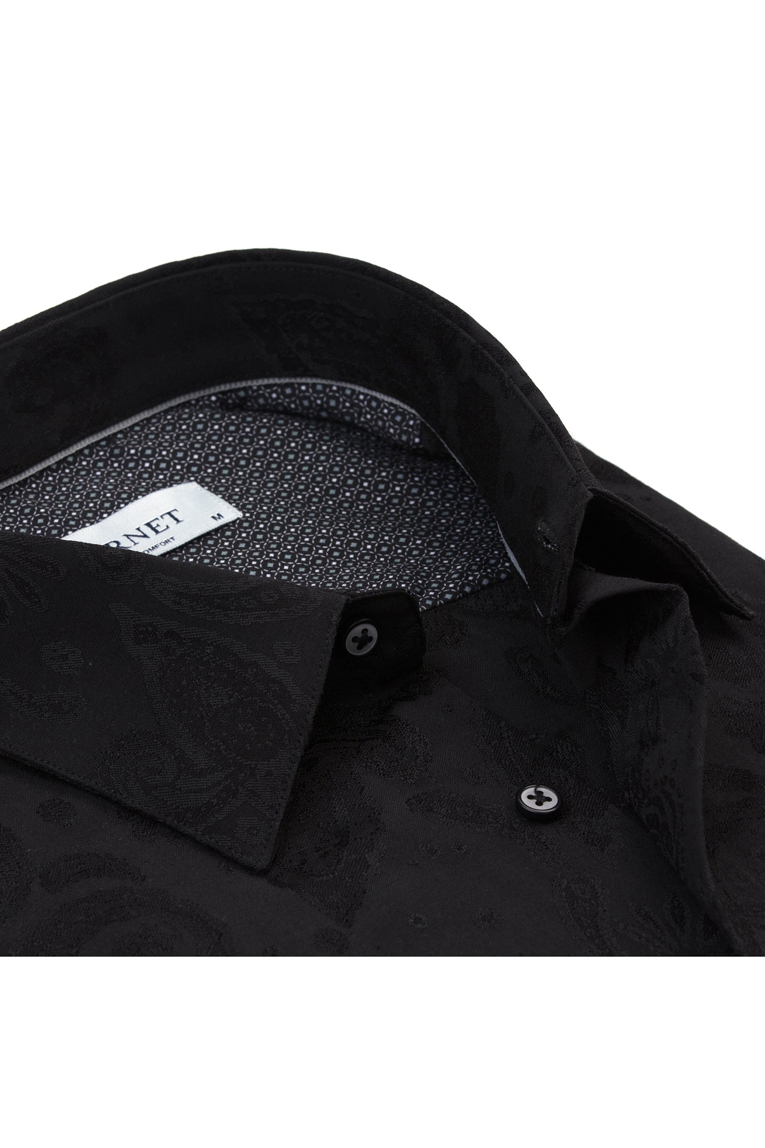 Tonal Paisley Jacquard Shirt