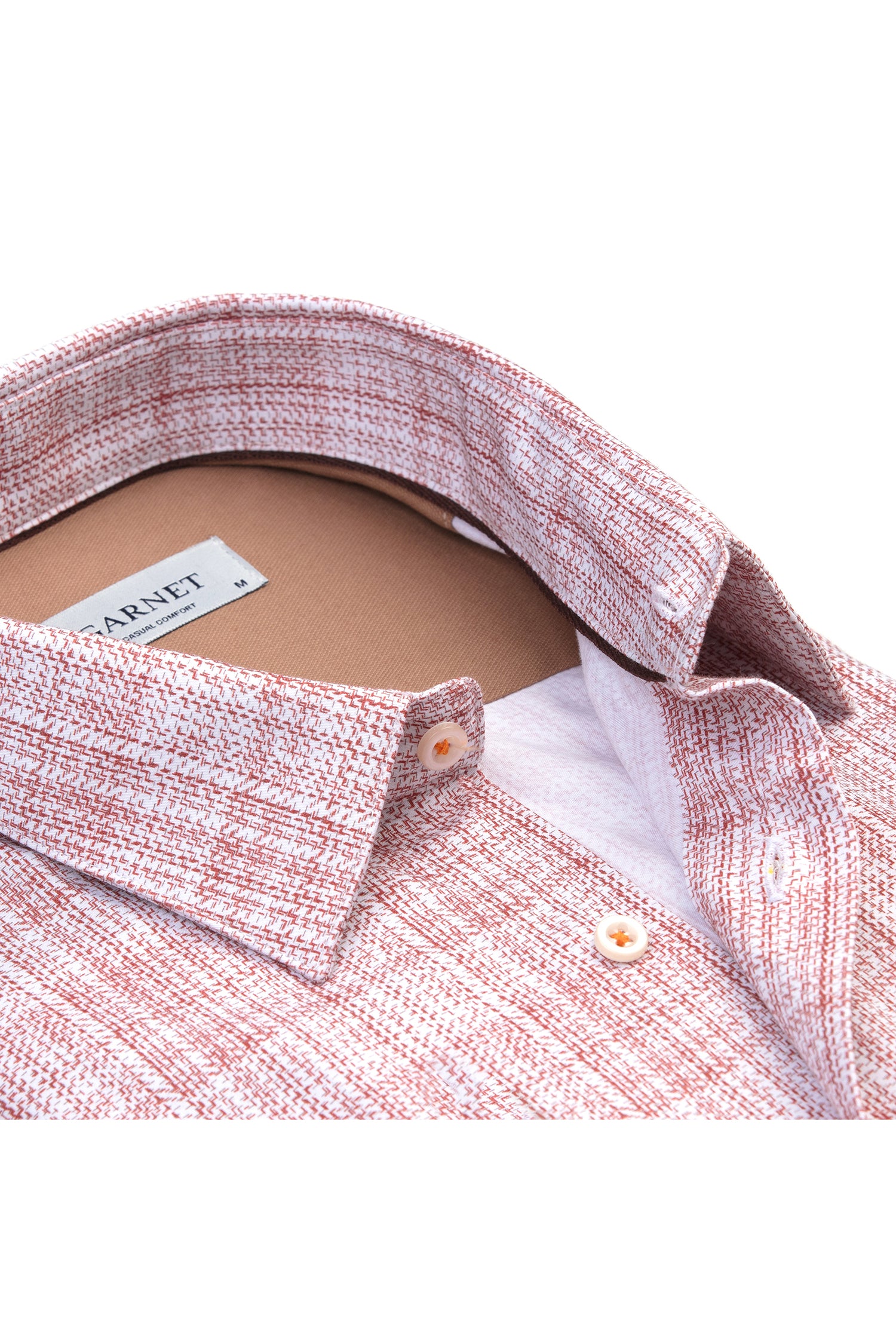 Brushstroke Print Stretch Cotton Shirt