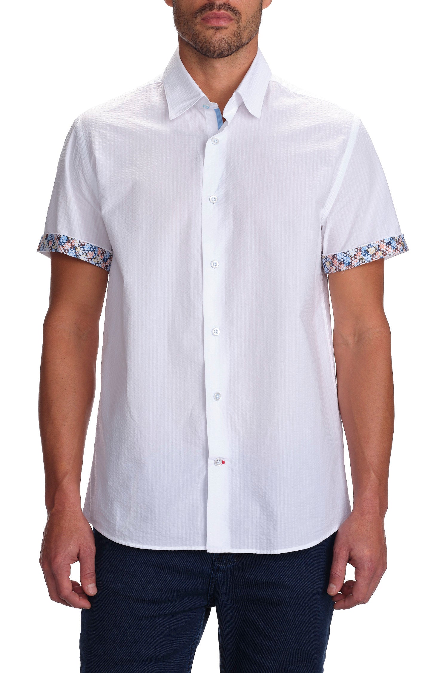 Seersucker Short Sleeve Shirt