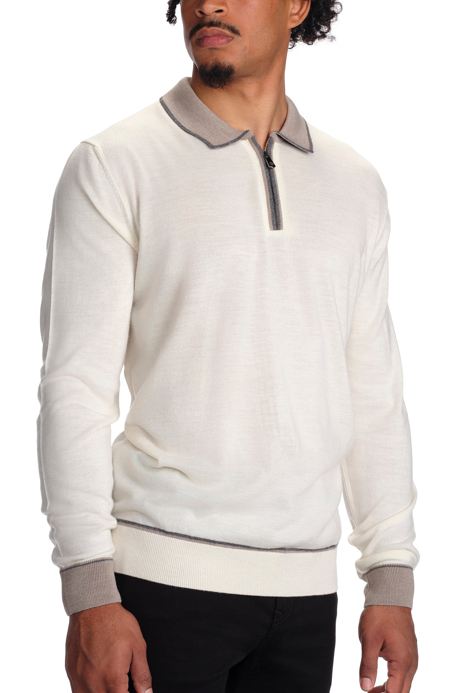 Polo Zip Sweater