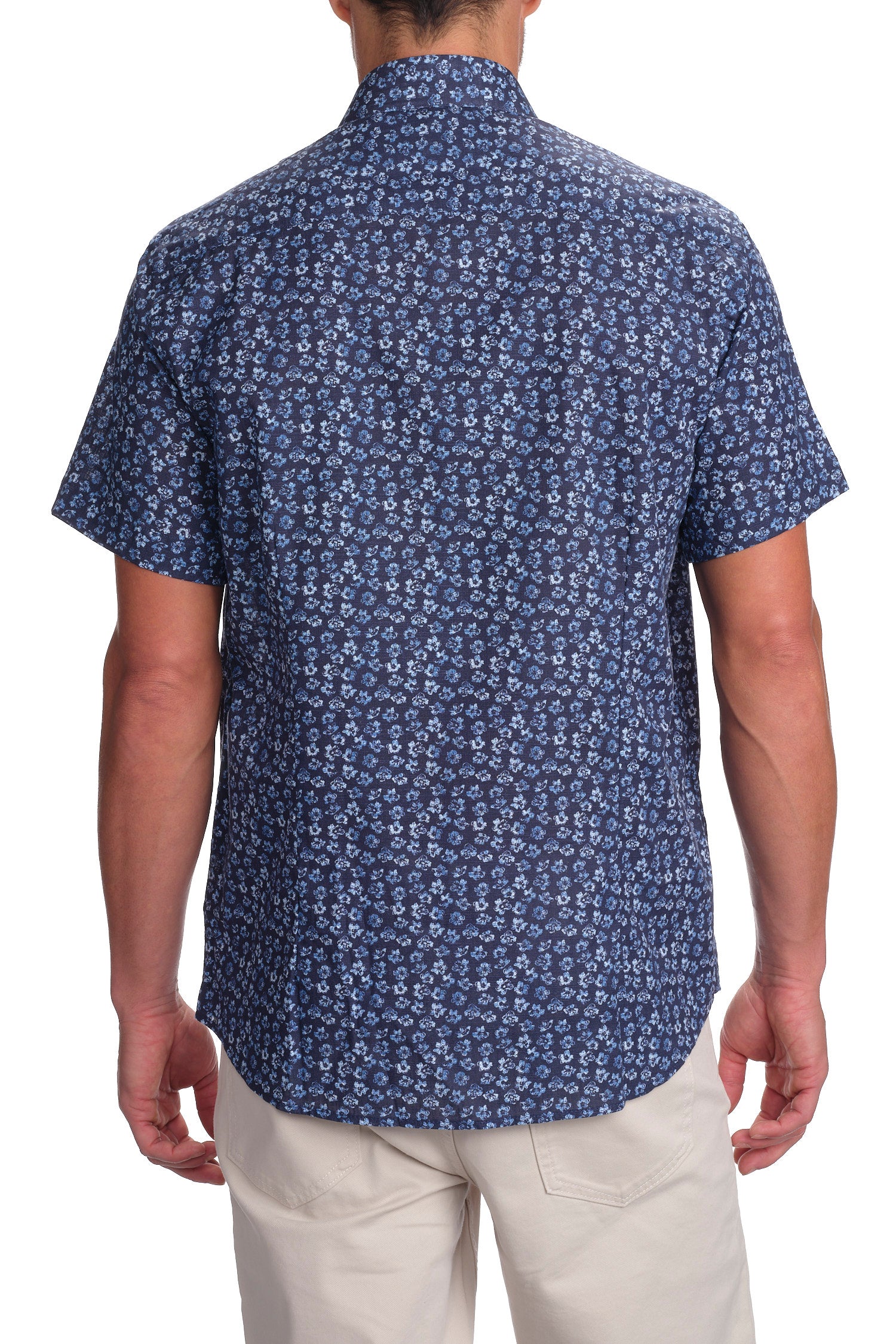 Printed Linen Blend Shirt