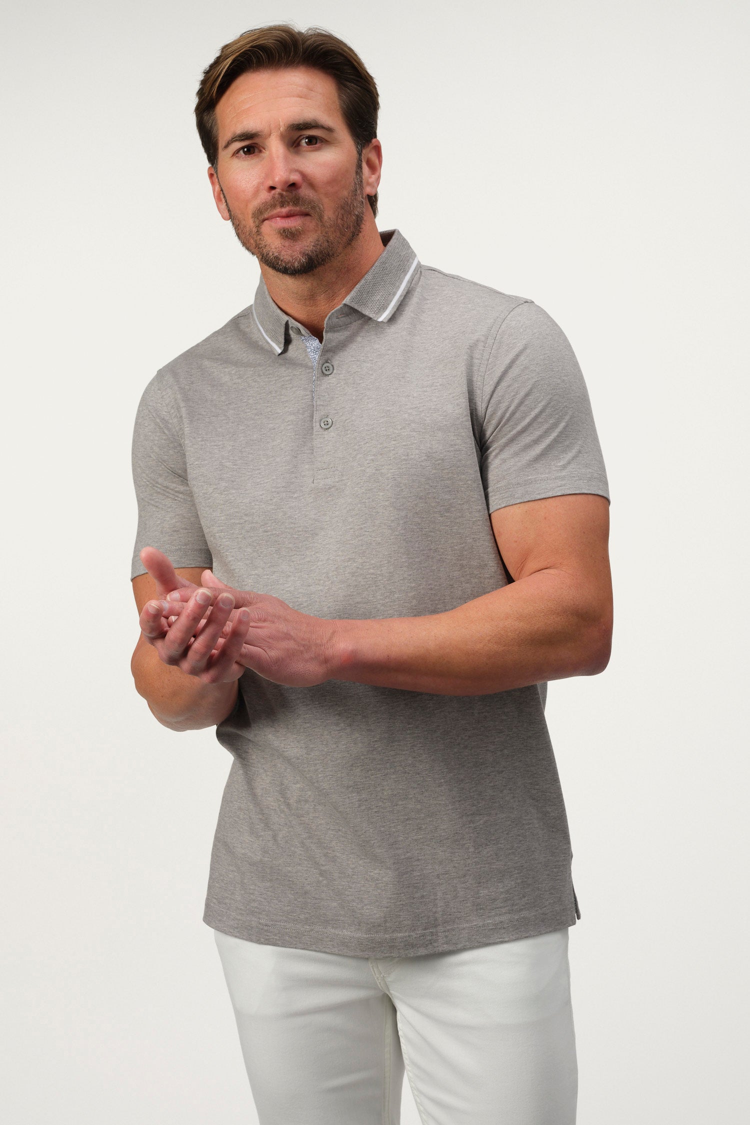 Mercerized Solid Polos