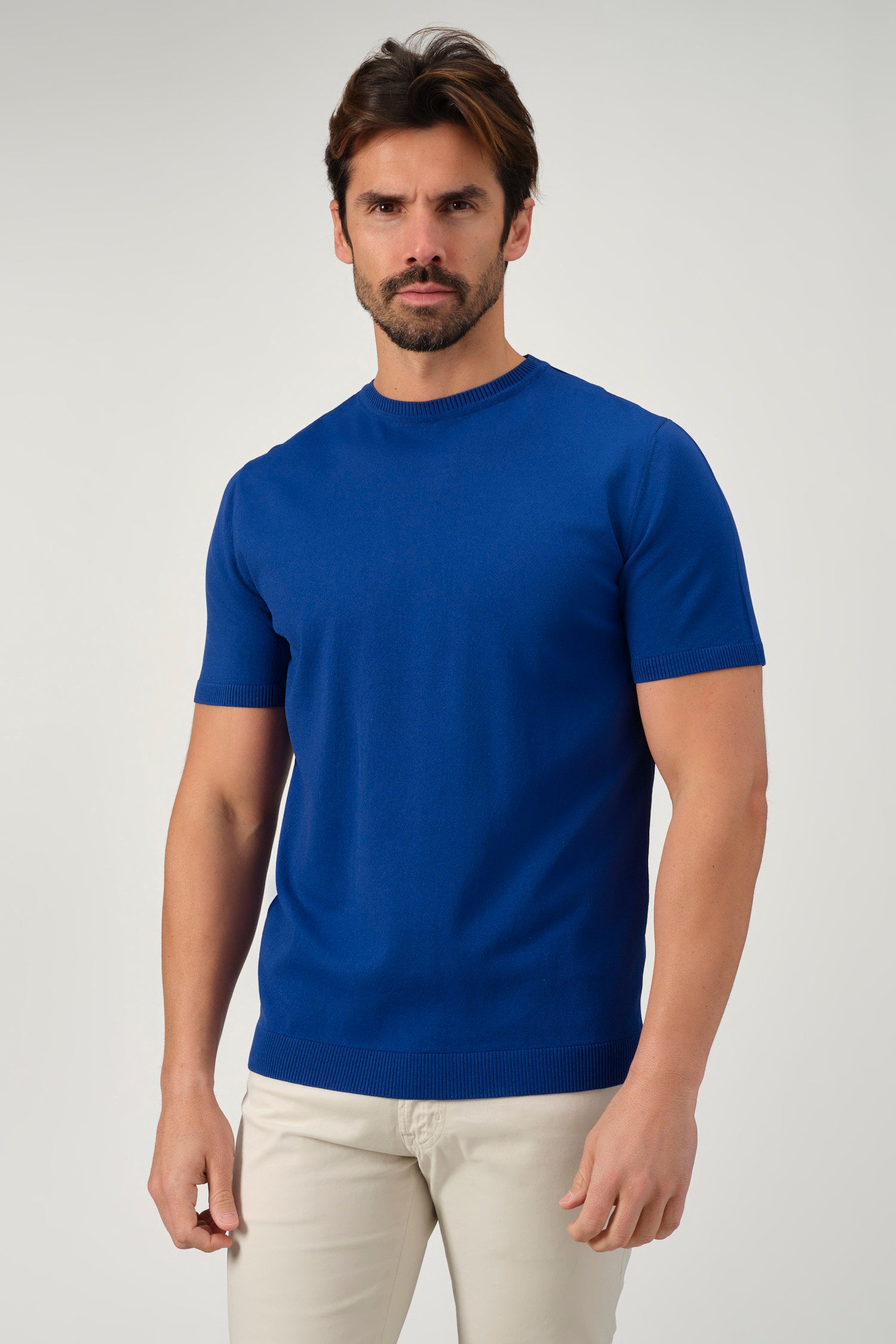 Solid Crew Neck Sweater