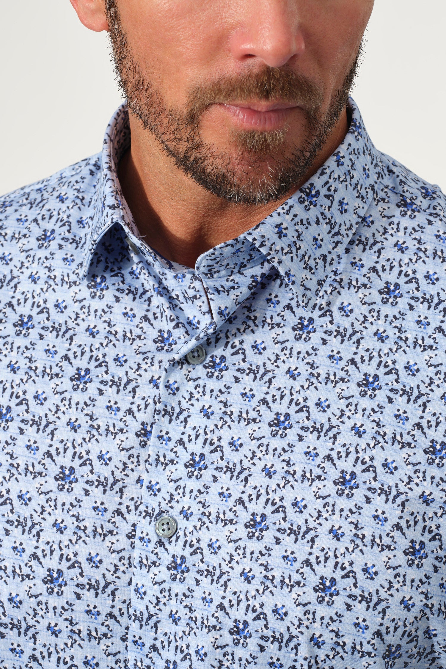 Navy Wildflower Dynamic Comfort Shirt