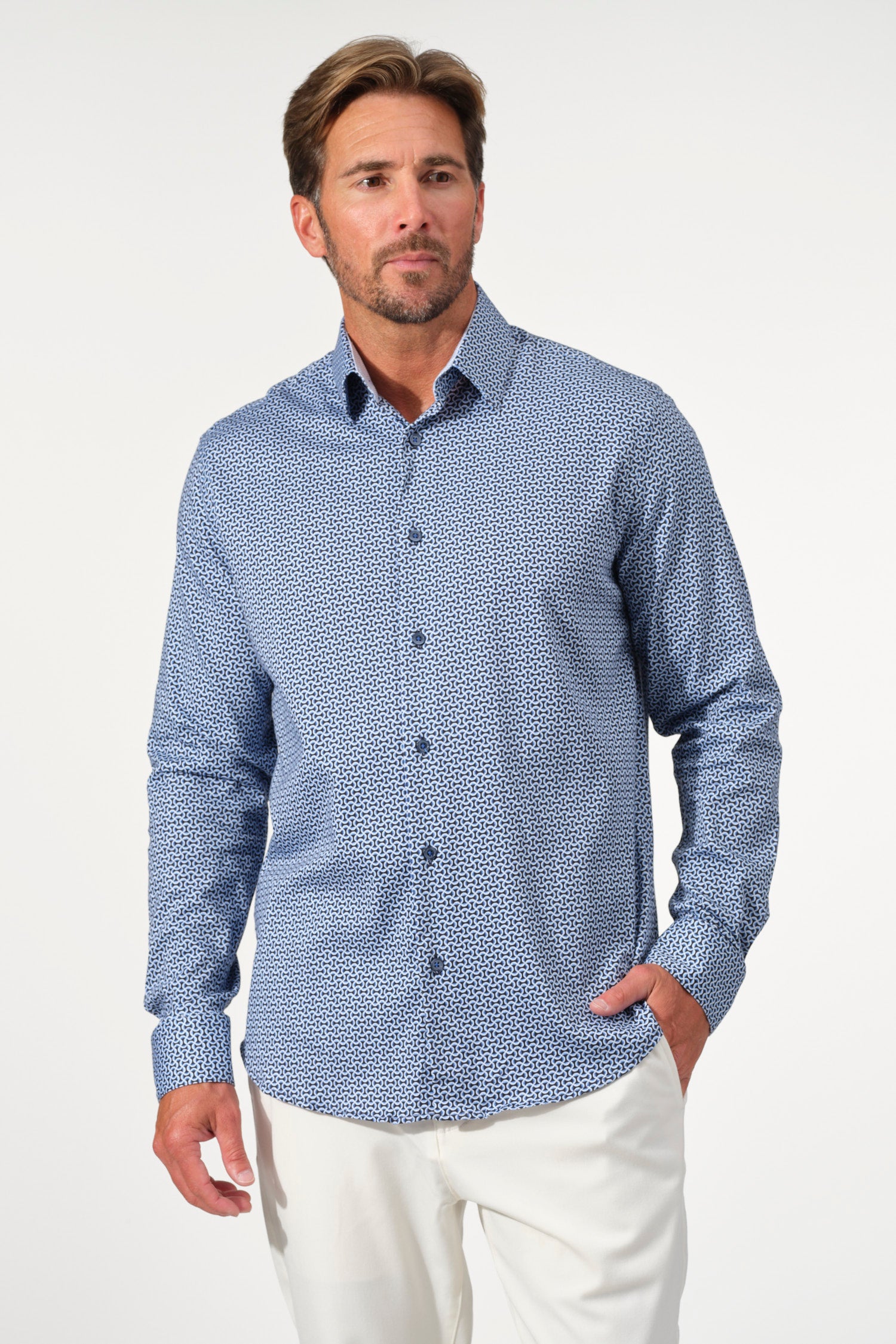 Interlink Geo Print Shirt