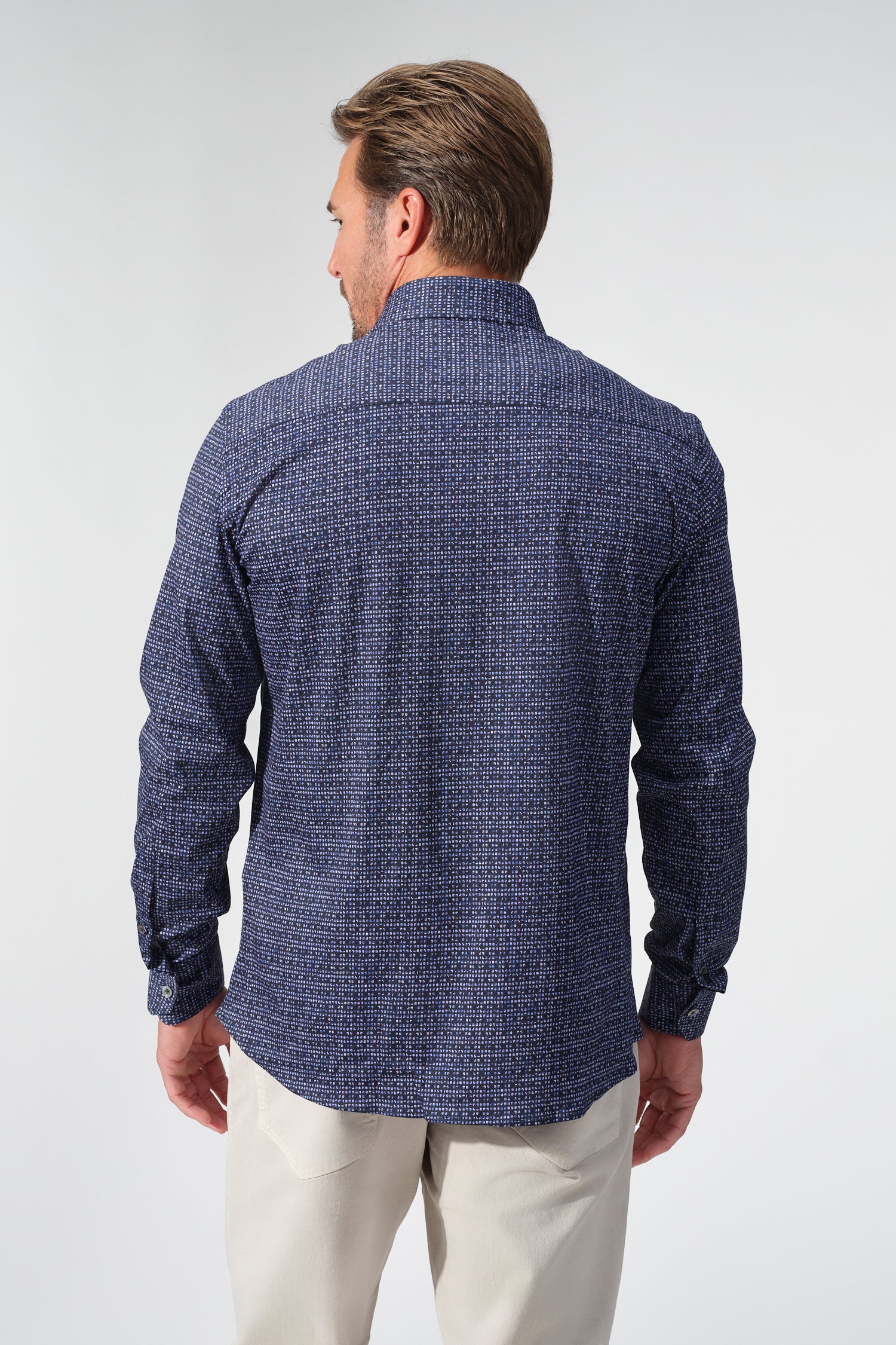 Multi Color Print Dynamic Comfort Shirt