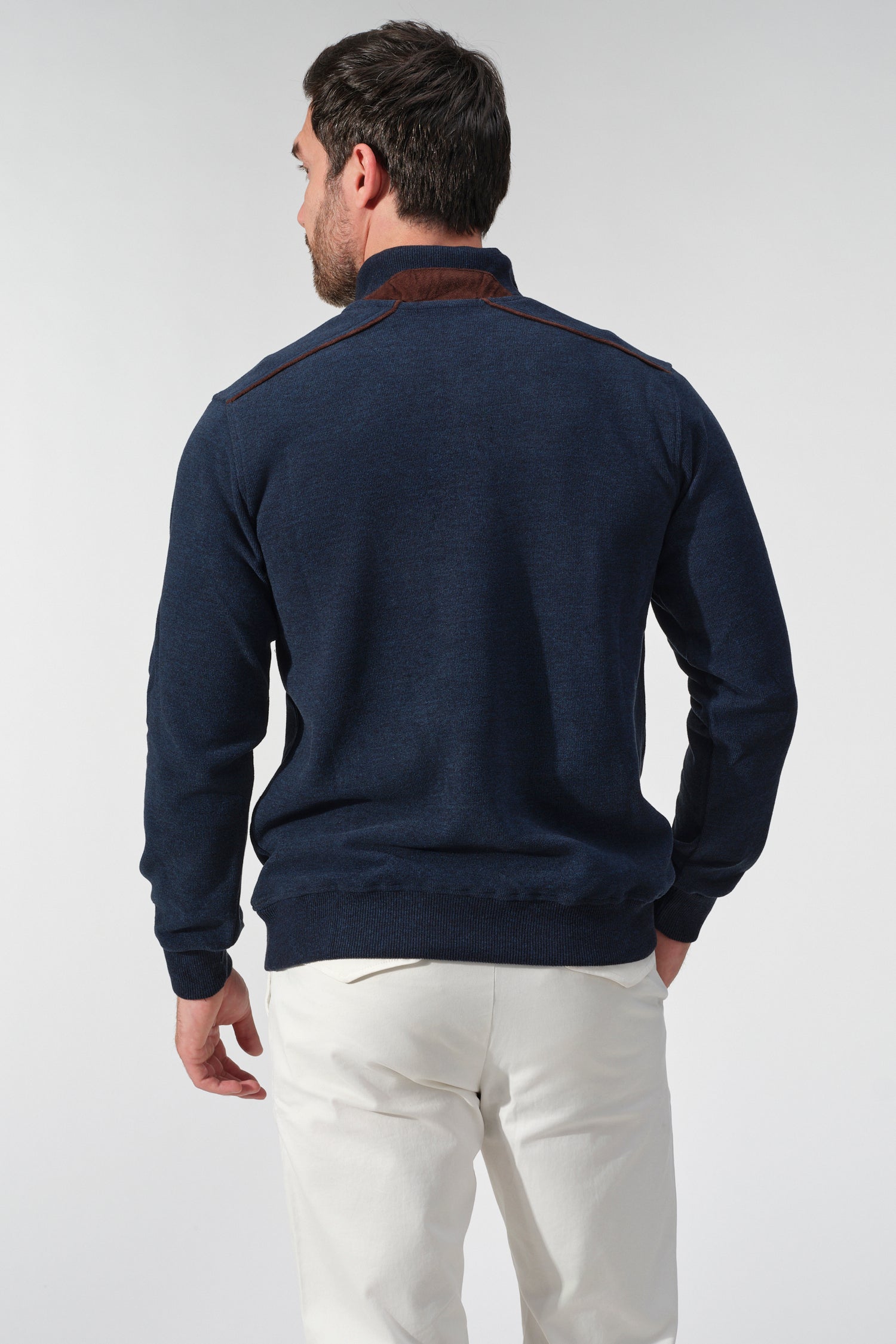 Quarter-Zip Knit Pullover