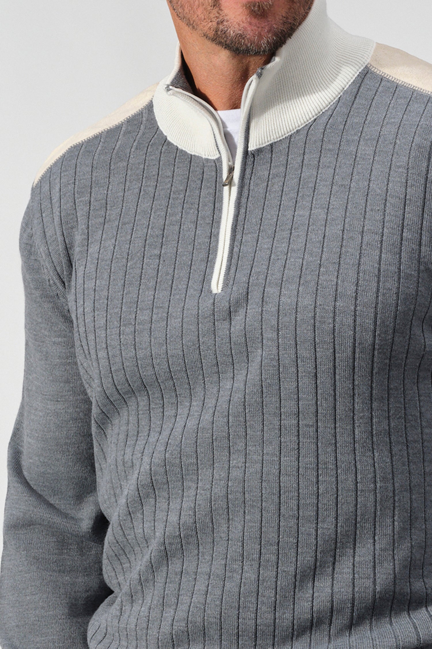 Cortona Ribbed Half-Zip
