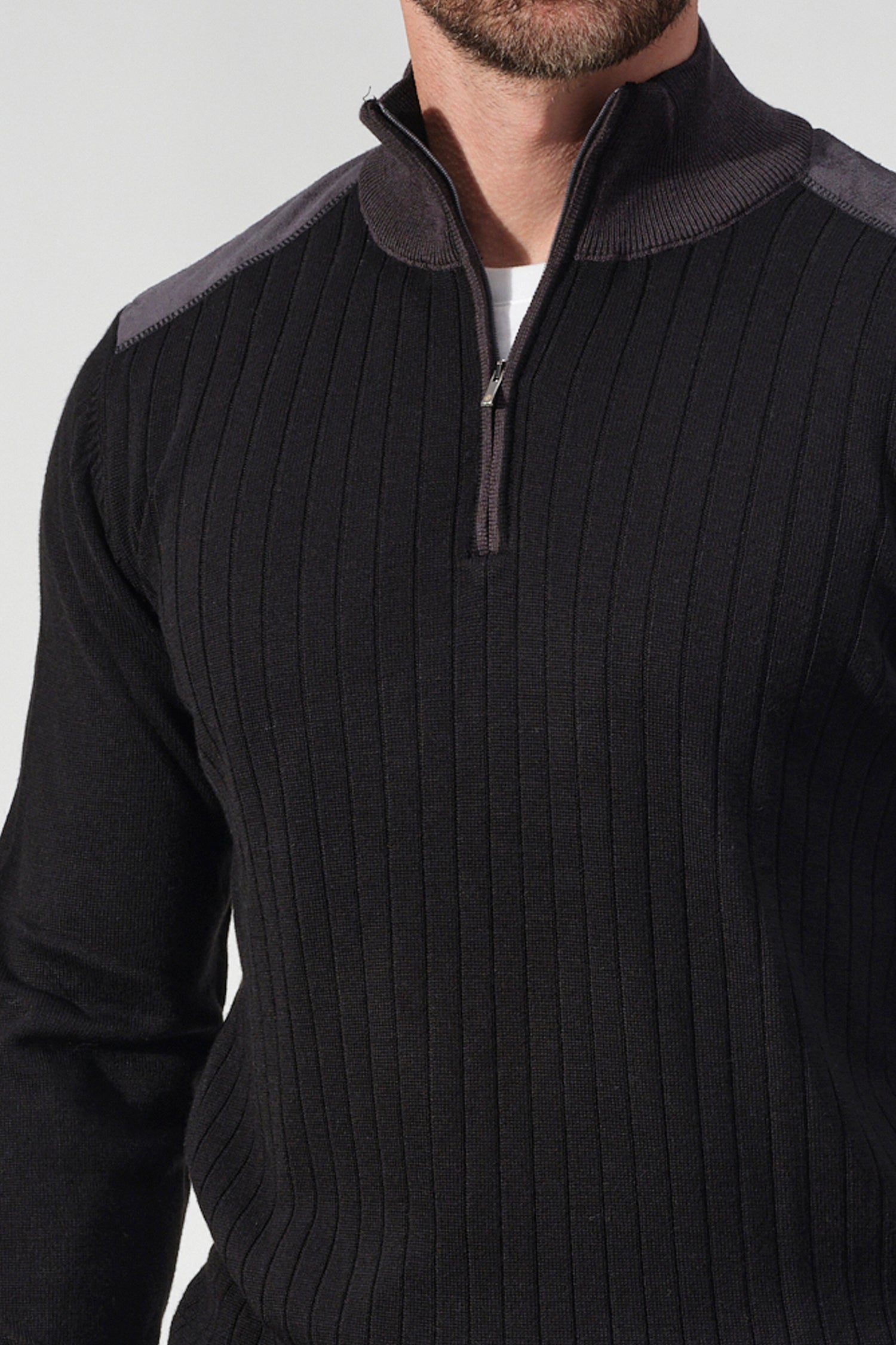 Cortona Ribbed Half-Zip