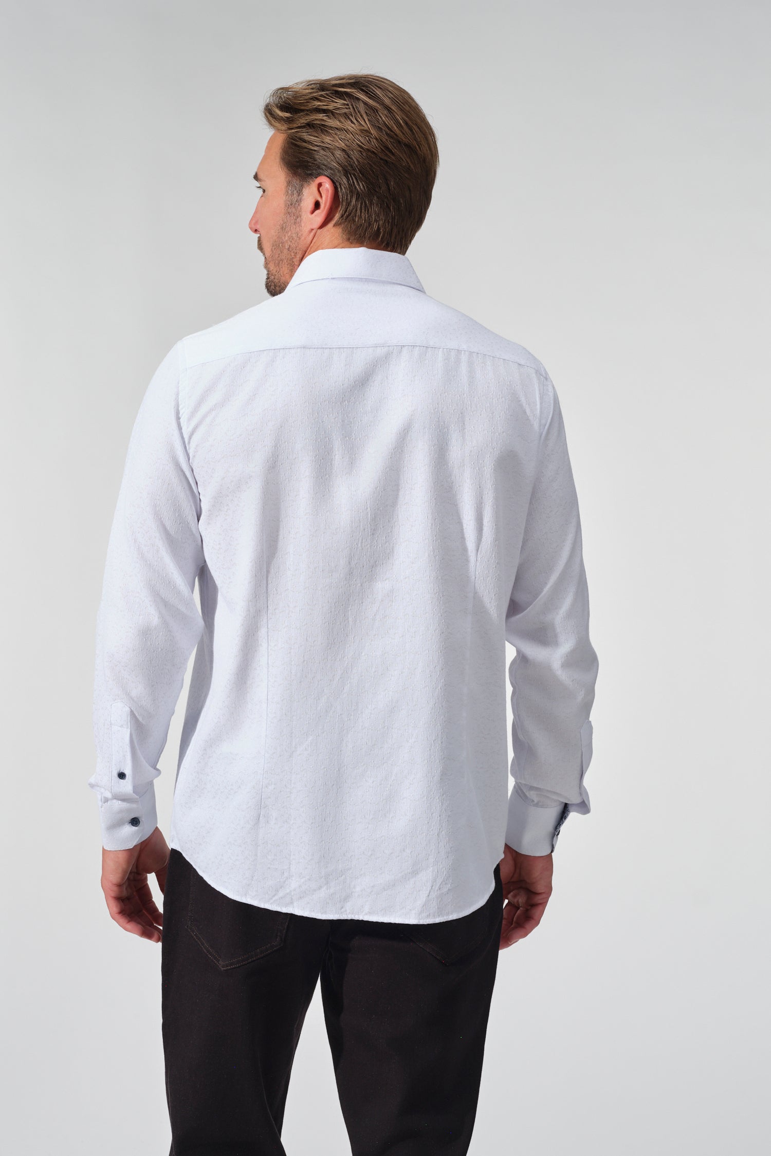White Jacquard Shirt