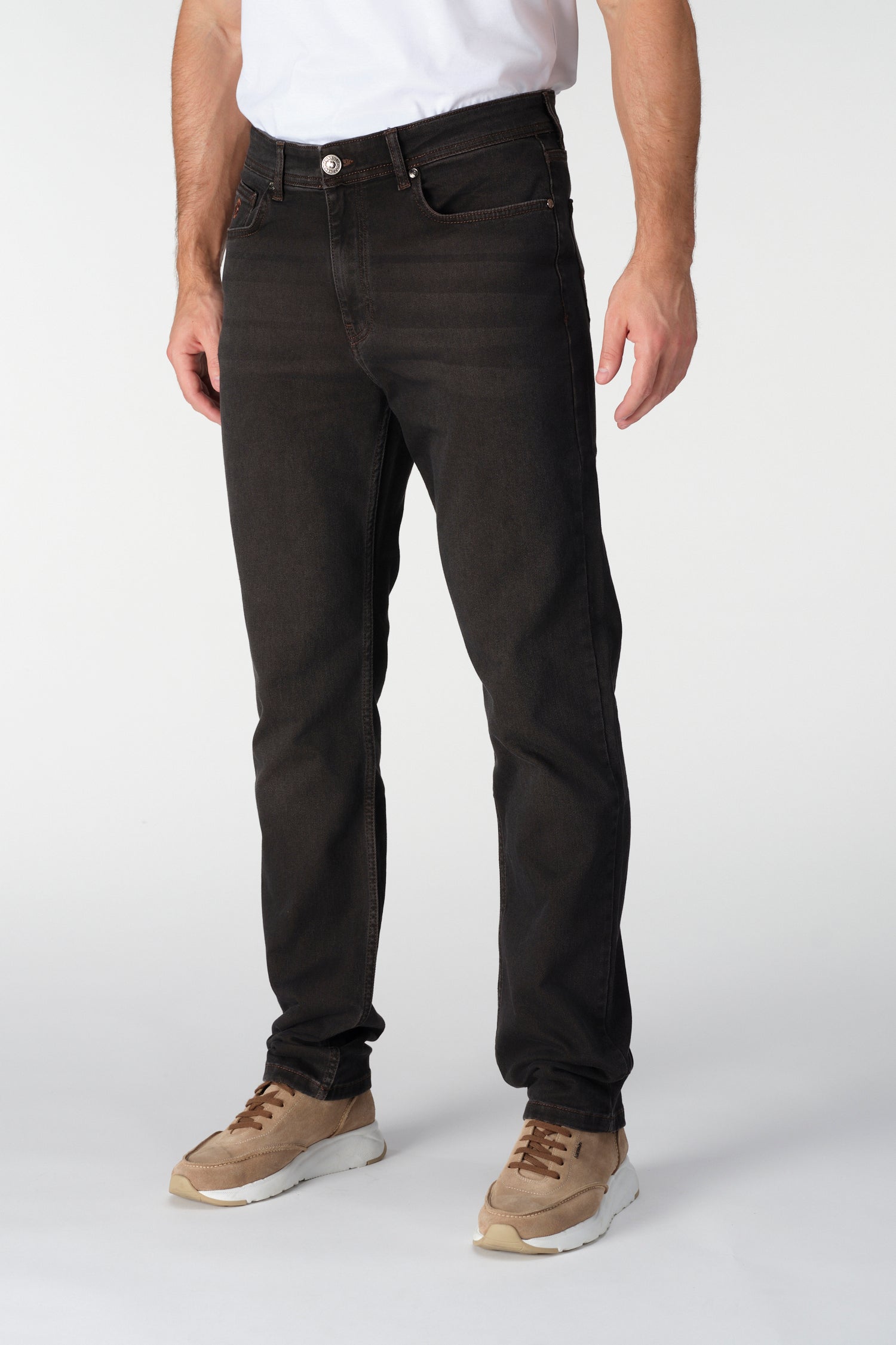 Brown 5 Pocket Jean